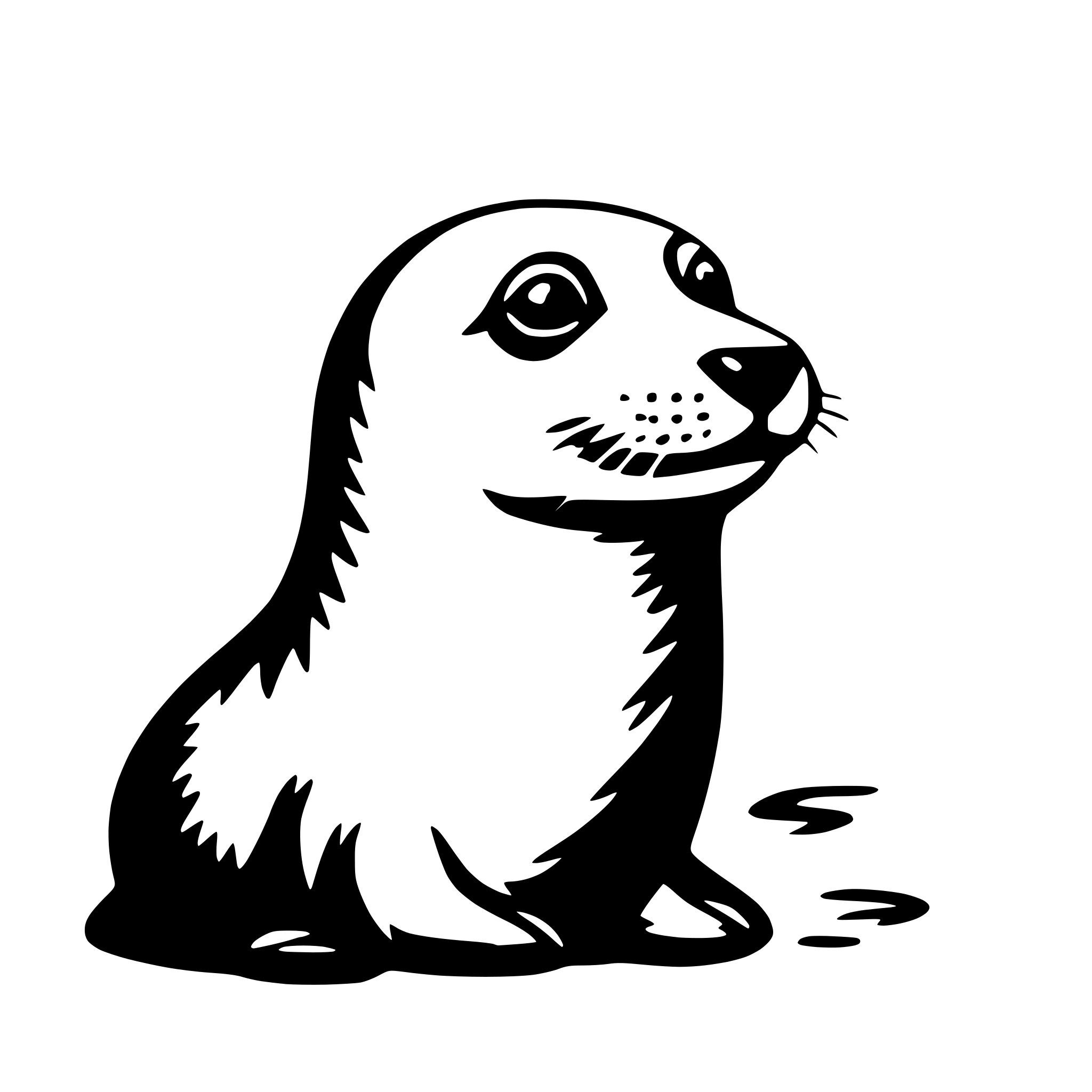 AI-generated SVG of 'seal'