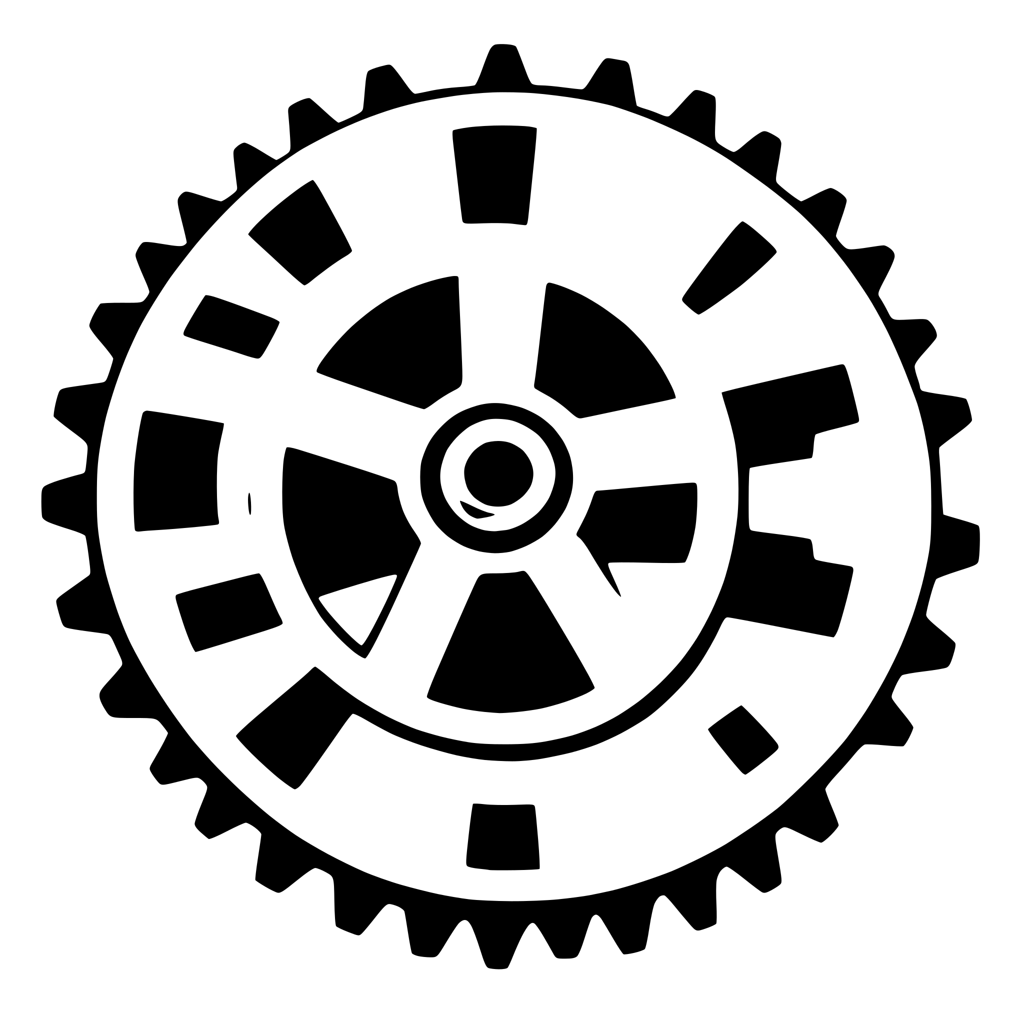 AI-generated SVG of a modification in style of cogwheel