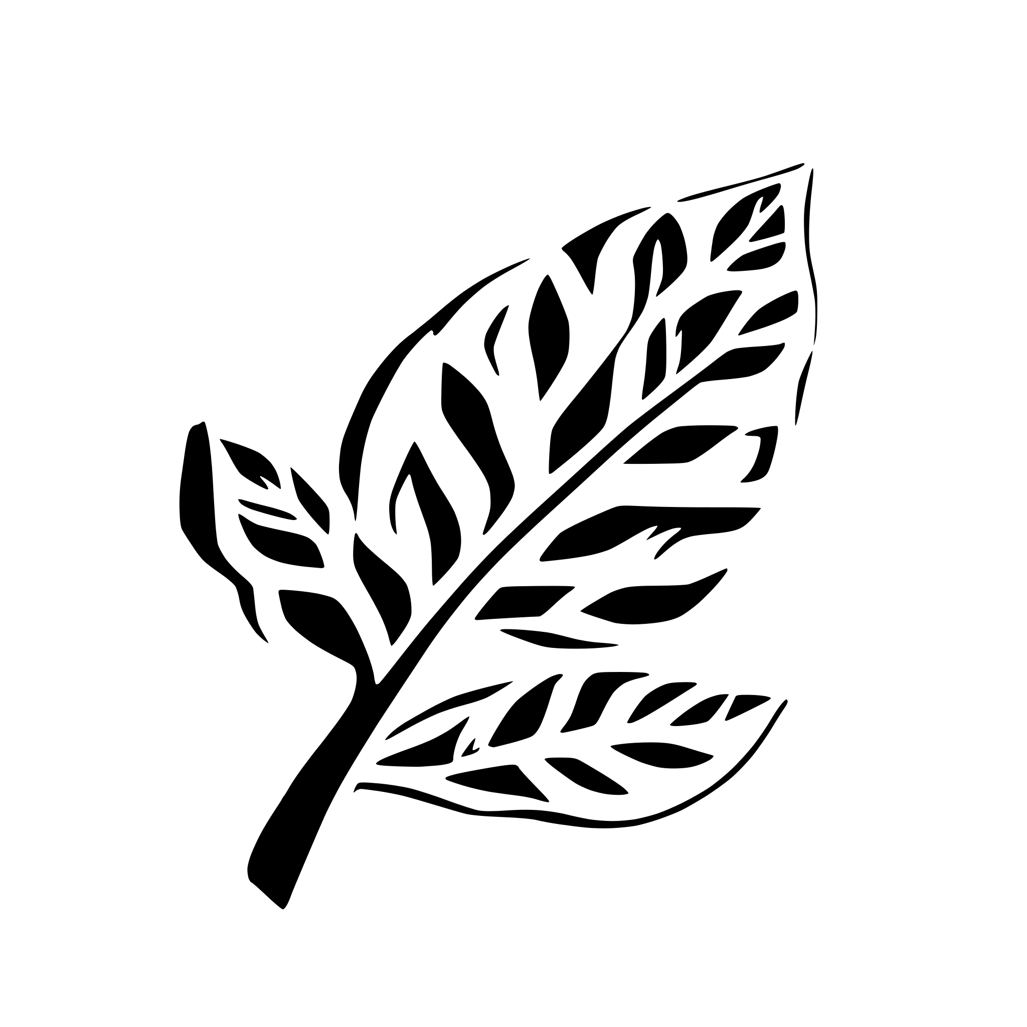 AI-generated SVG of 'oak leaf decoration'