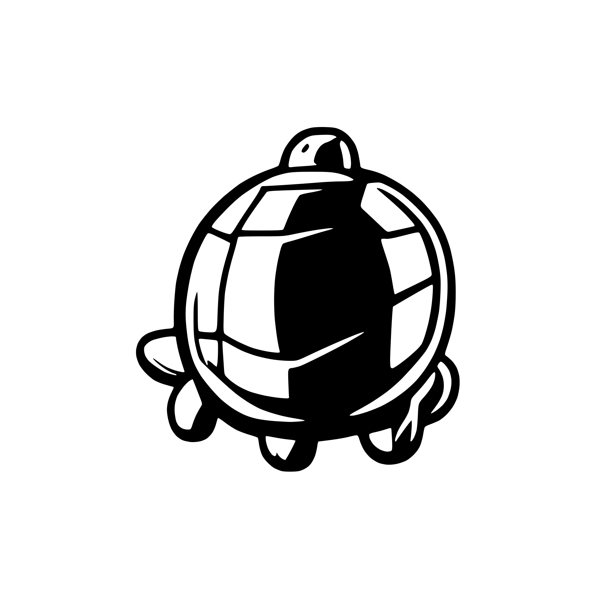 AI-generated SVG of a turtle shell