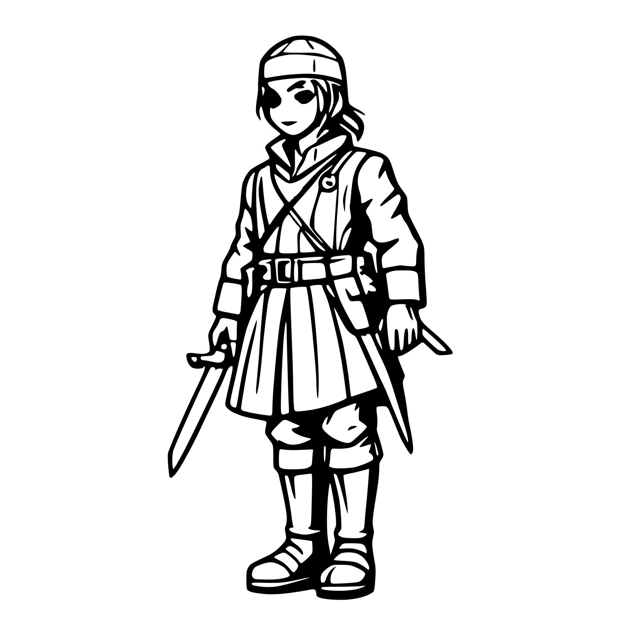 AI-generated SVG of a historyline game soldier