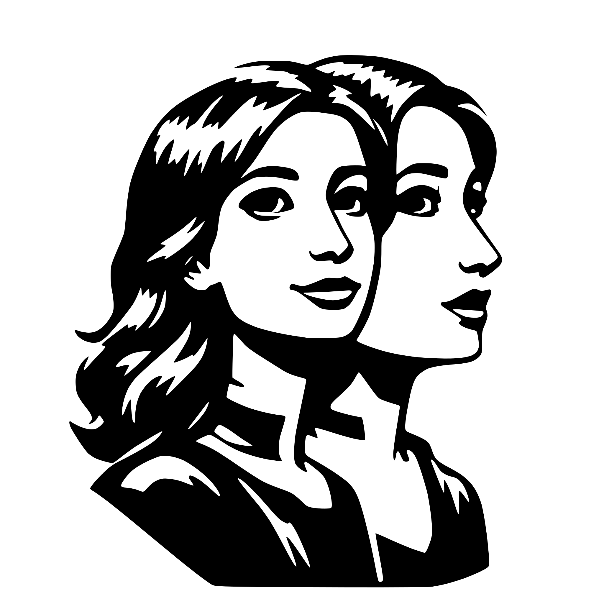 AI-generated SVG of 'monther'