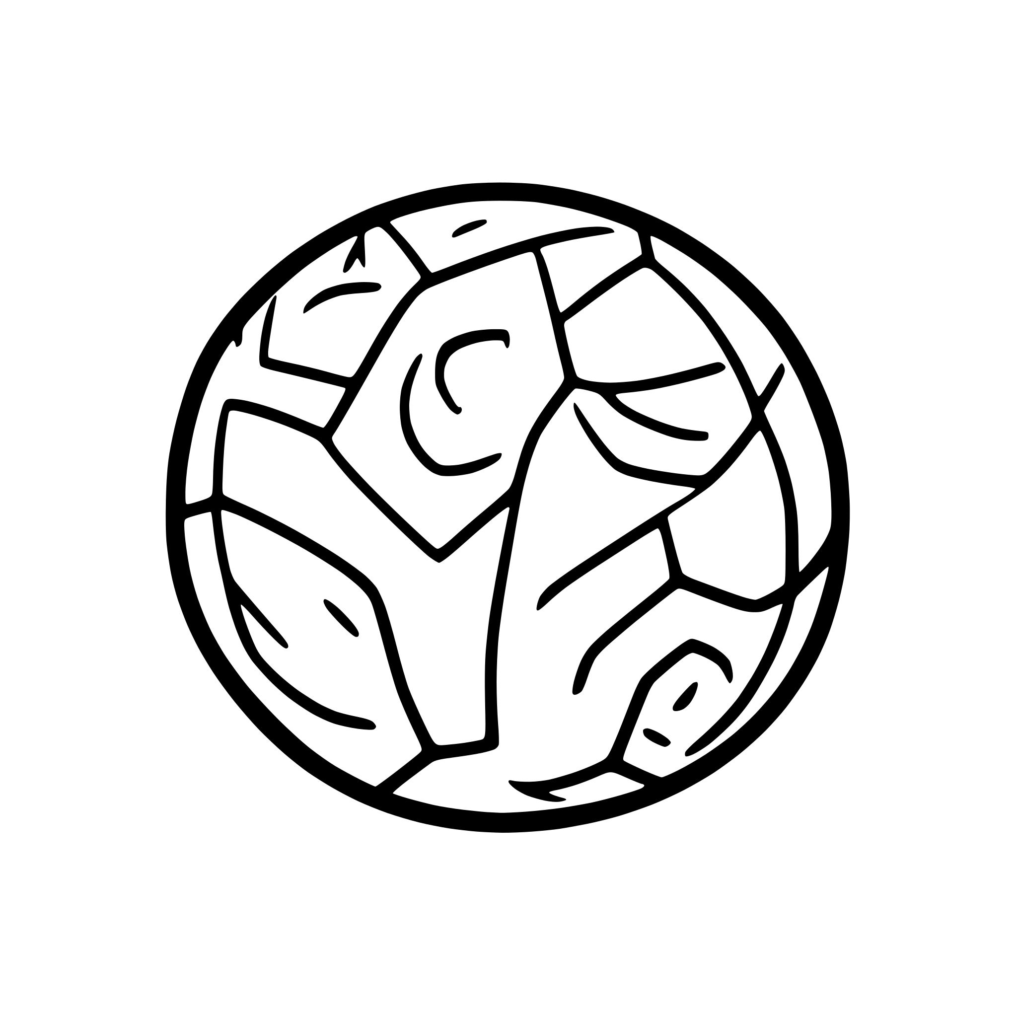 AI-generated SVG of a Masterball
