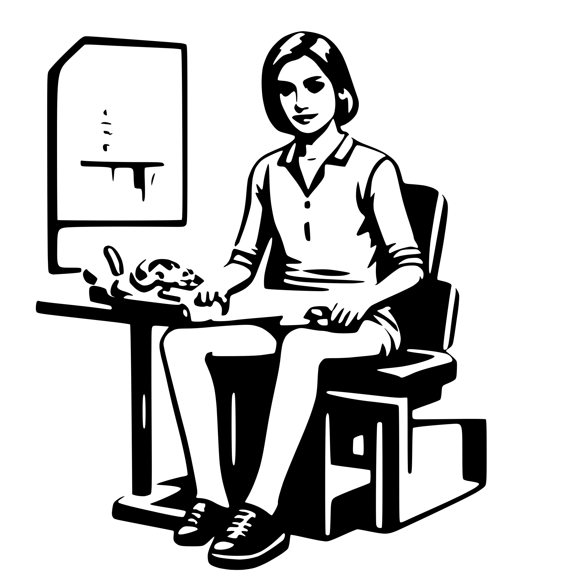 AI-generated SVG of 'physiotherapist'