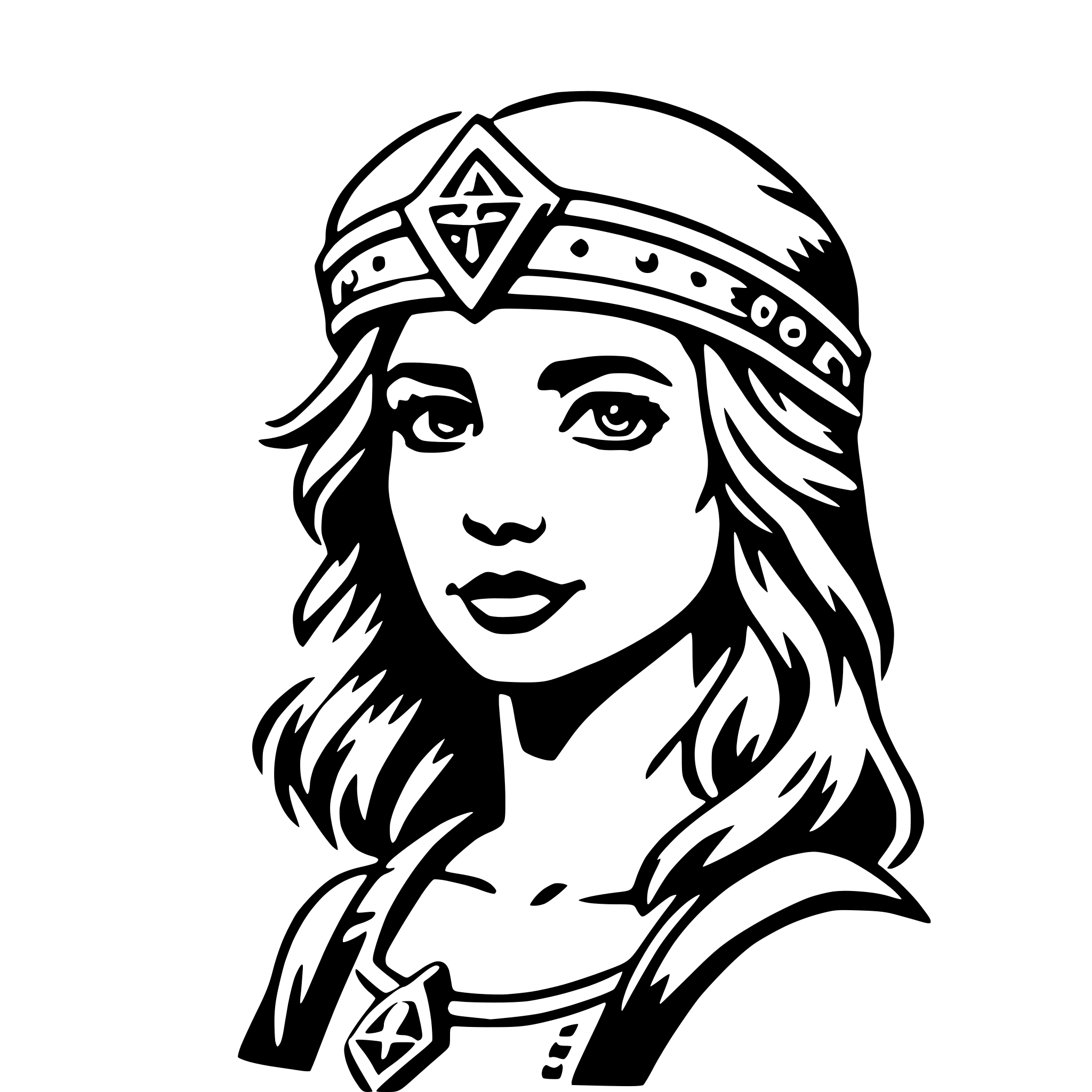 AI-generated SVG of 'freya'