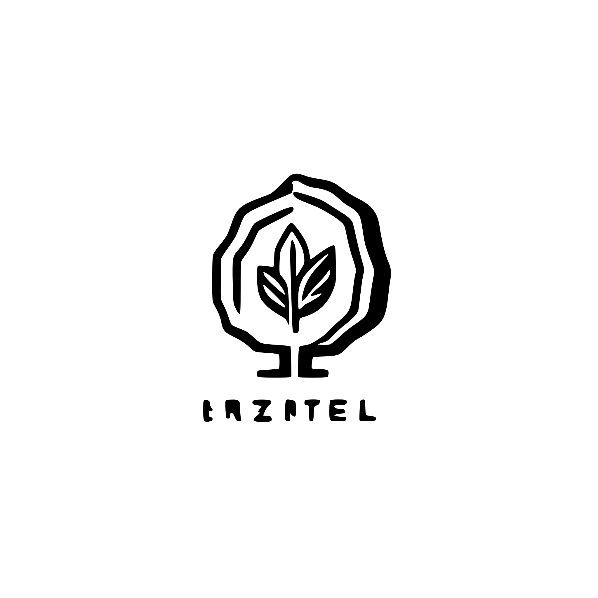 AI-generated SVG of a a logo that name  is "Reza Azimi" and blue theme