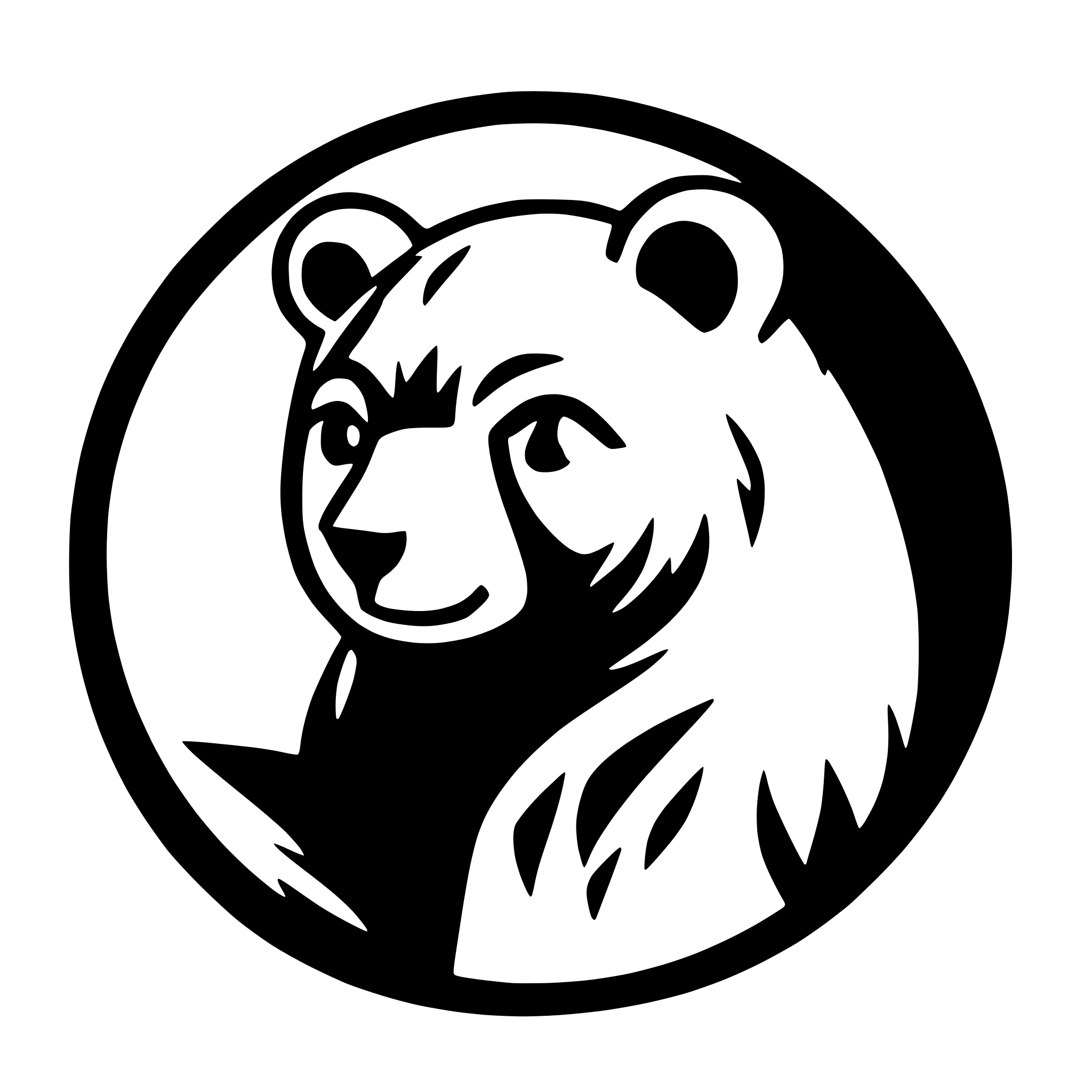 AI-generated SVG of a Preciso de um logo que tenha um urso e as iniciais M10