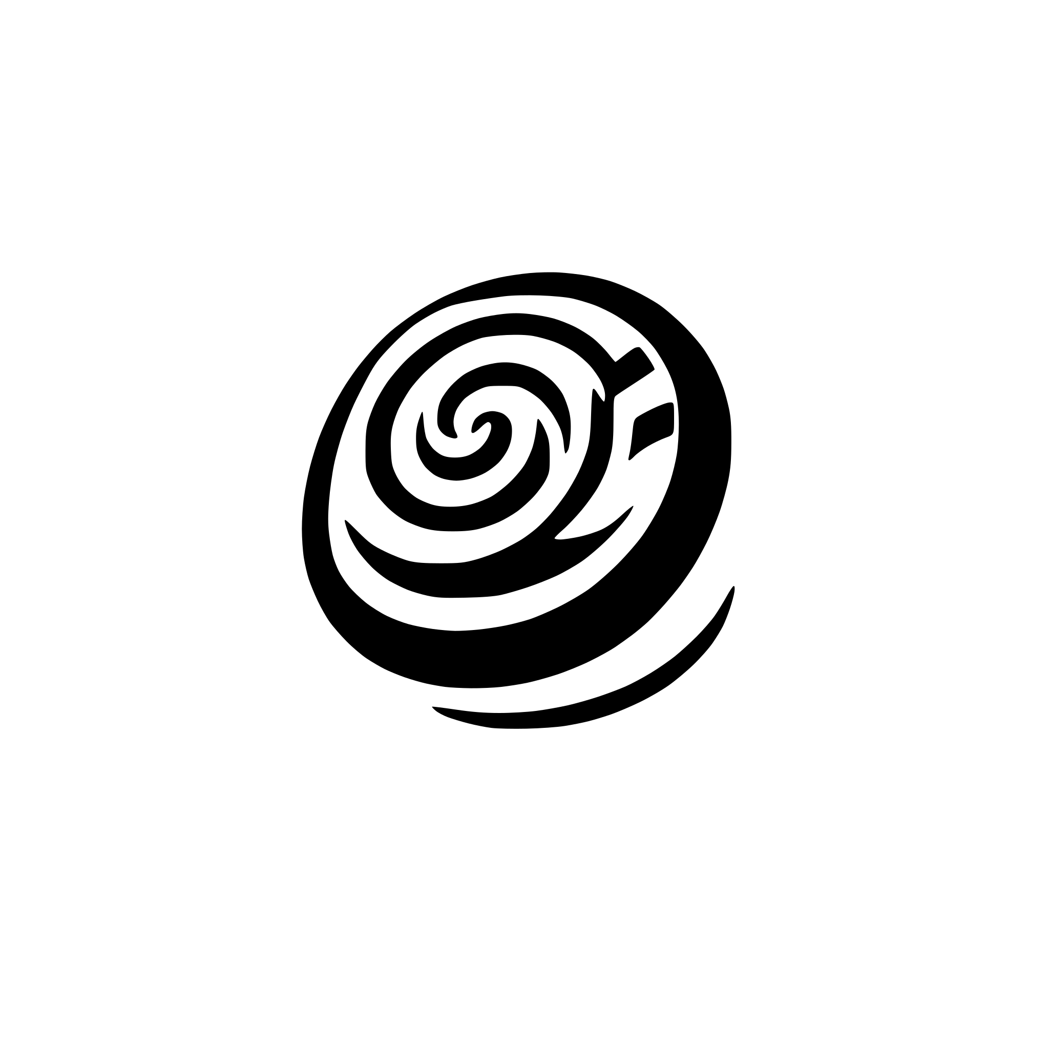 AI-generated SVG of a Spiral galaxy