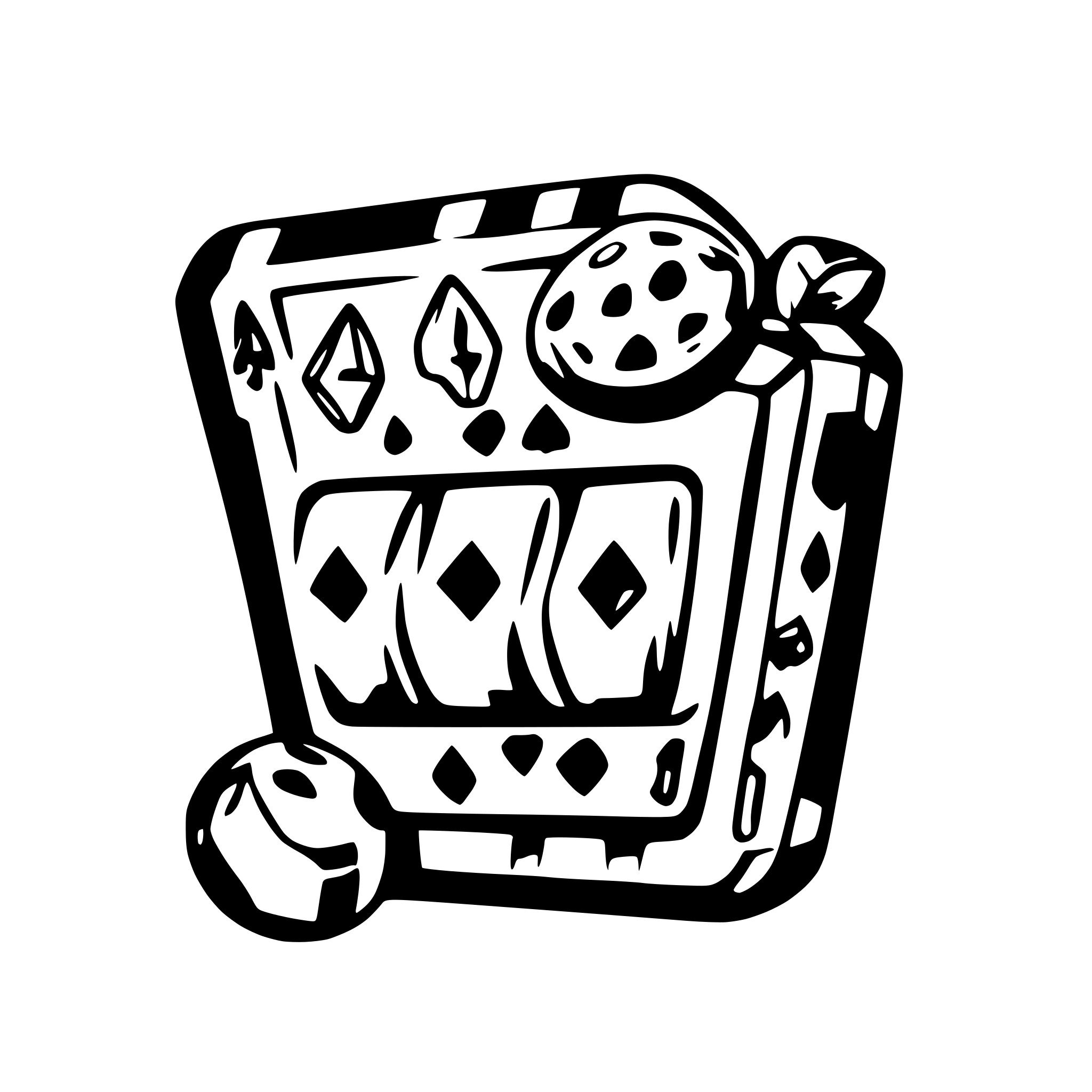 AI-generated SVG of a casino slots