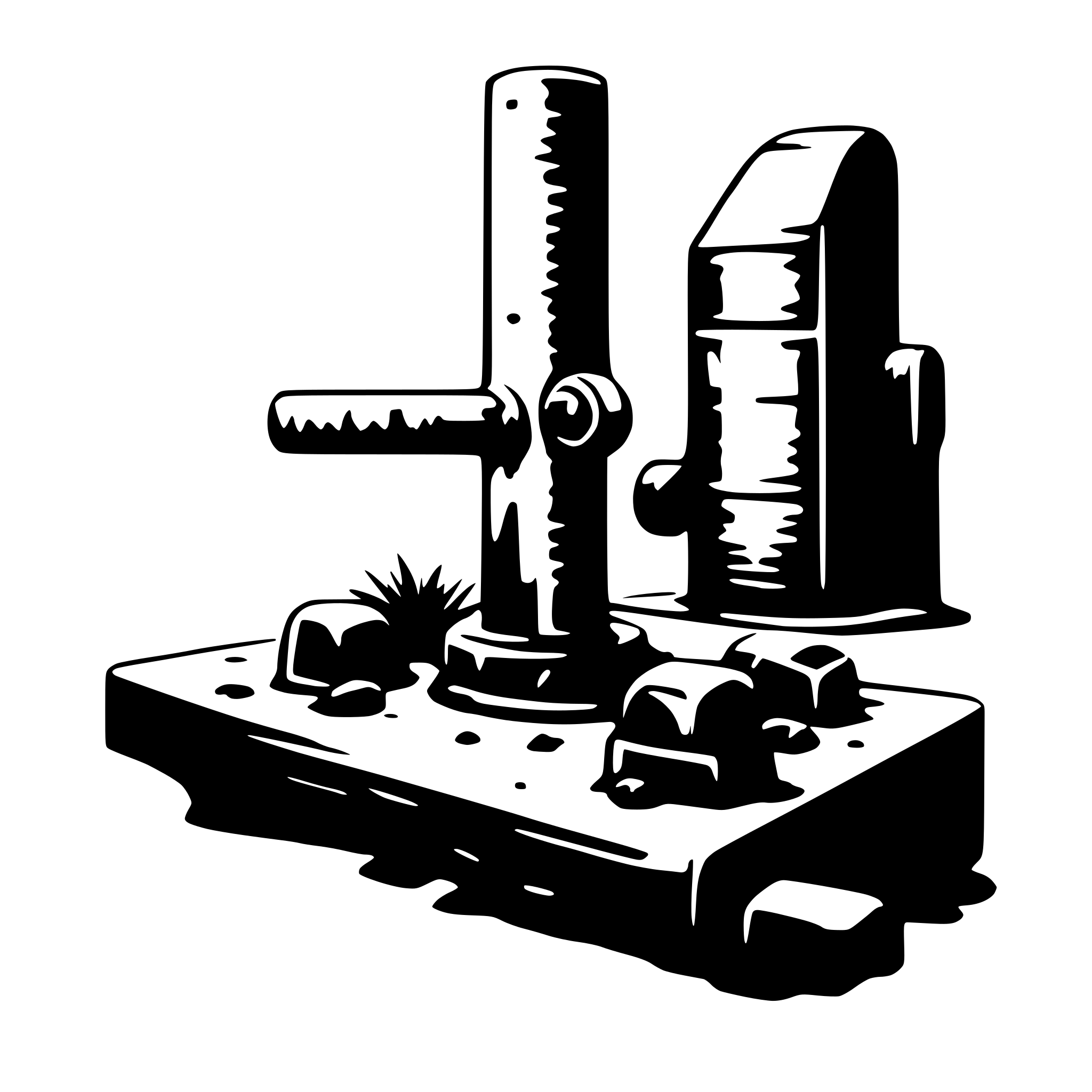 AI-generated SVG of a rust and nixos