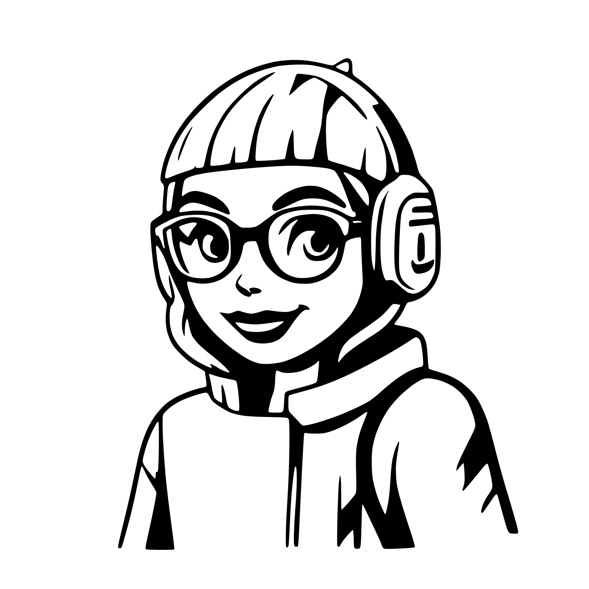 AI-generated SVG of a technology and space and programming developer