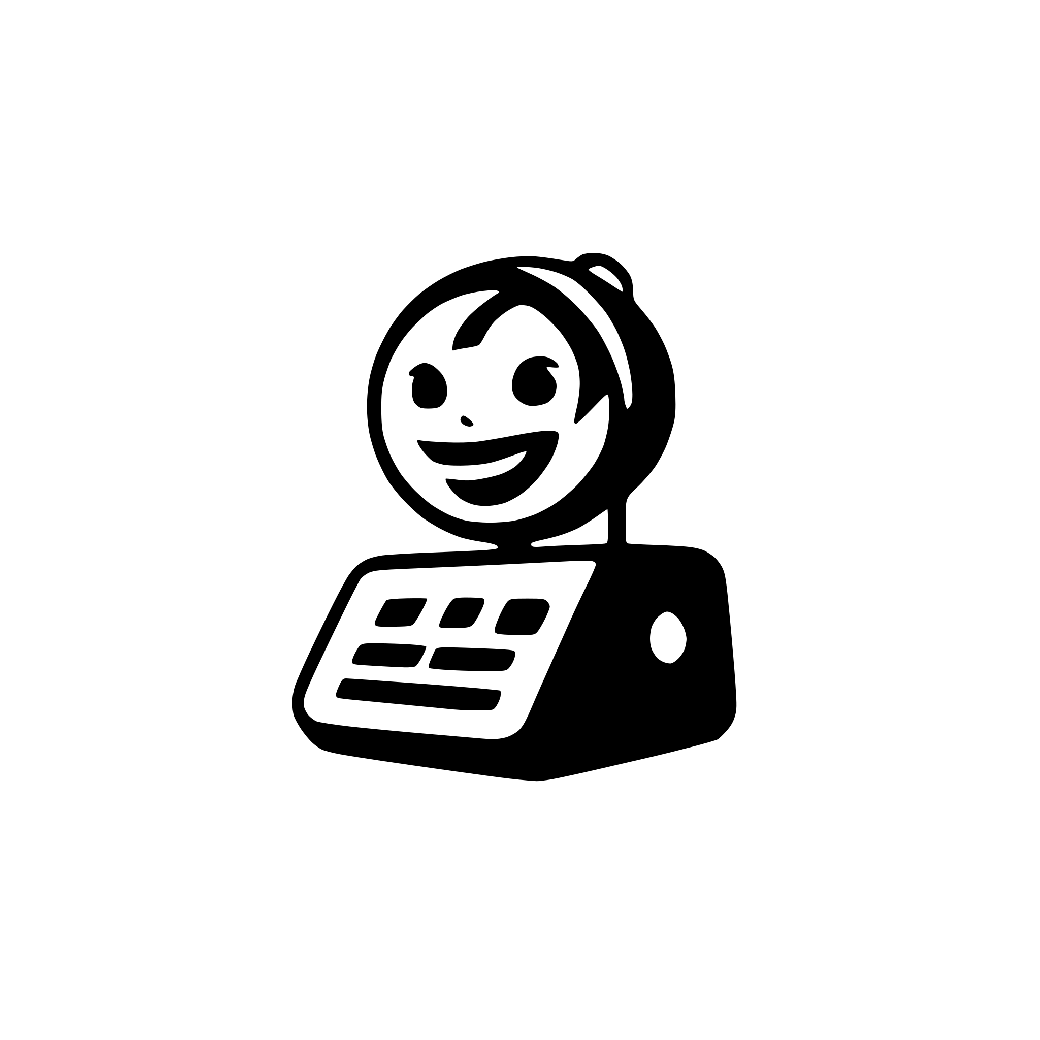 AI-generated SVG of 'voicemail'