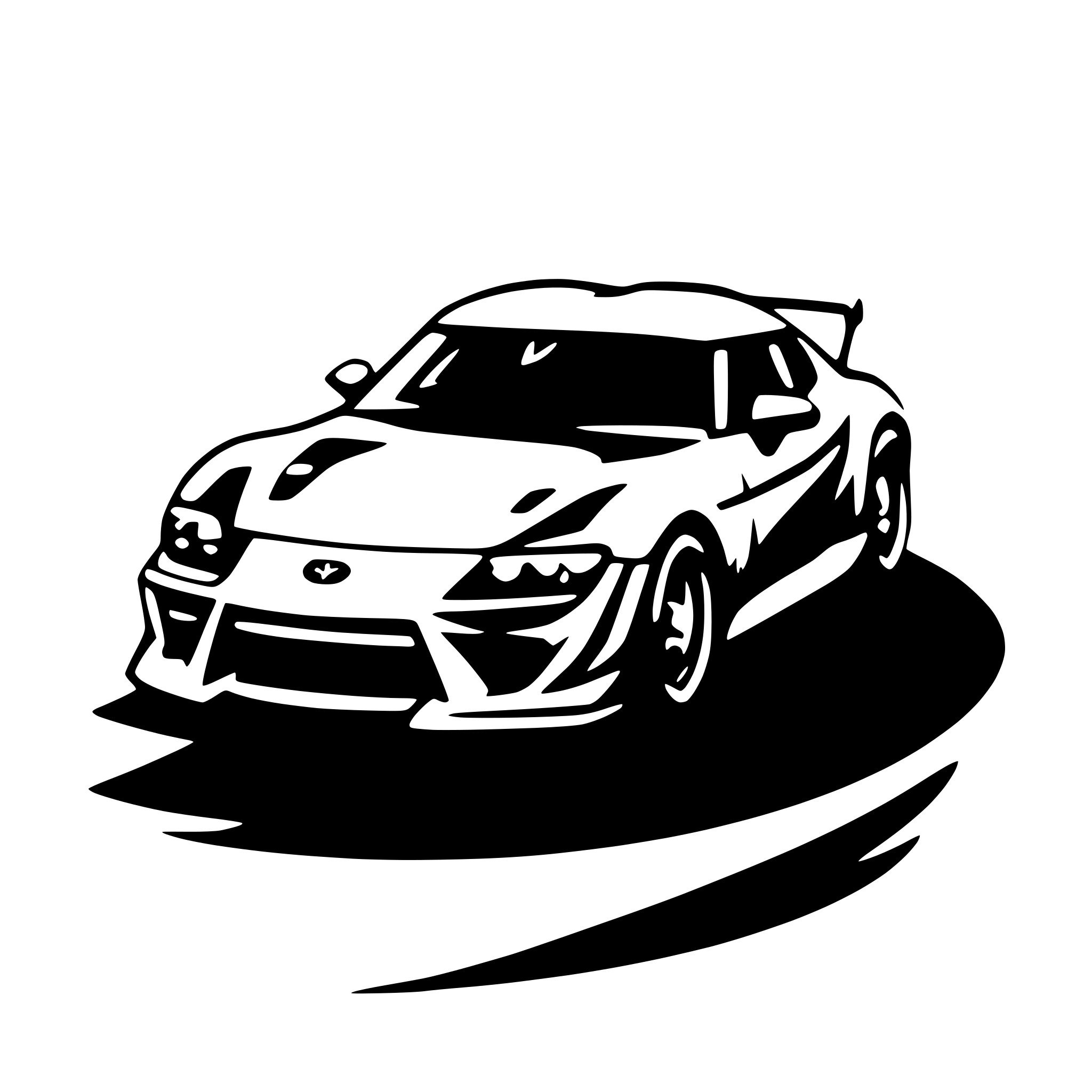 AI-generated SVG of 'toyota supra logo icon'