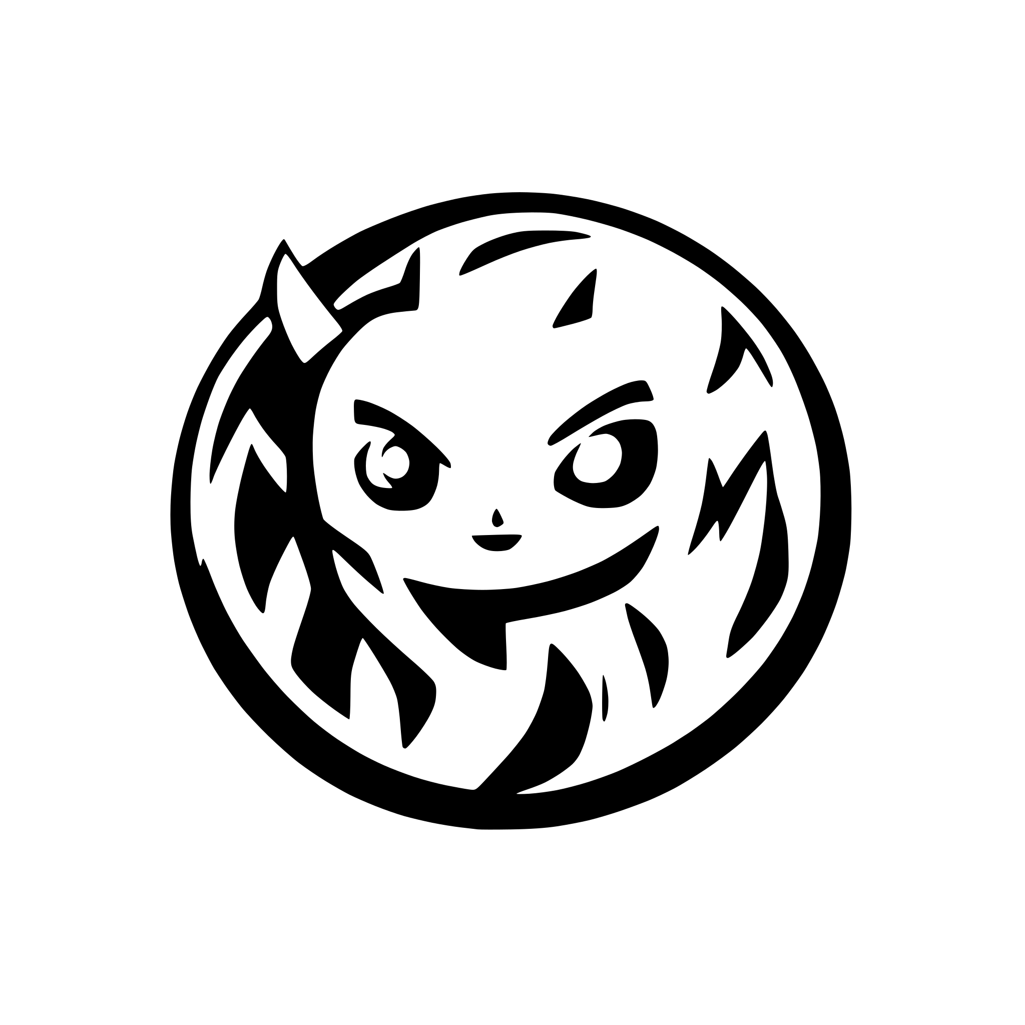 AI-generated SVG of a monster