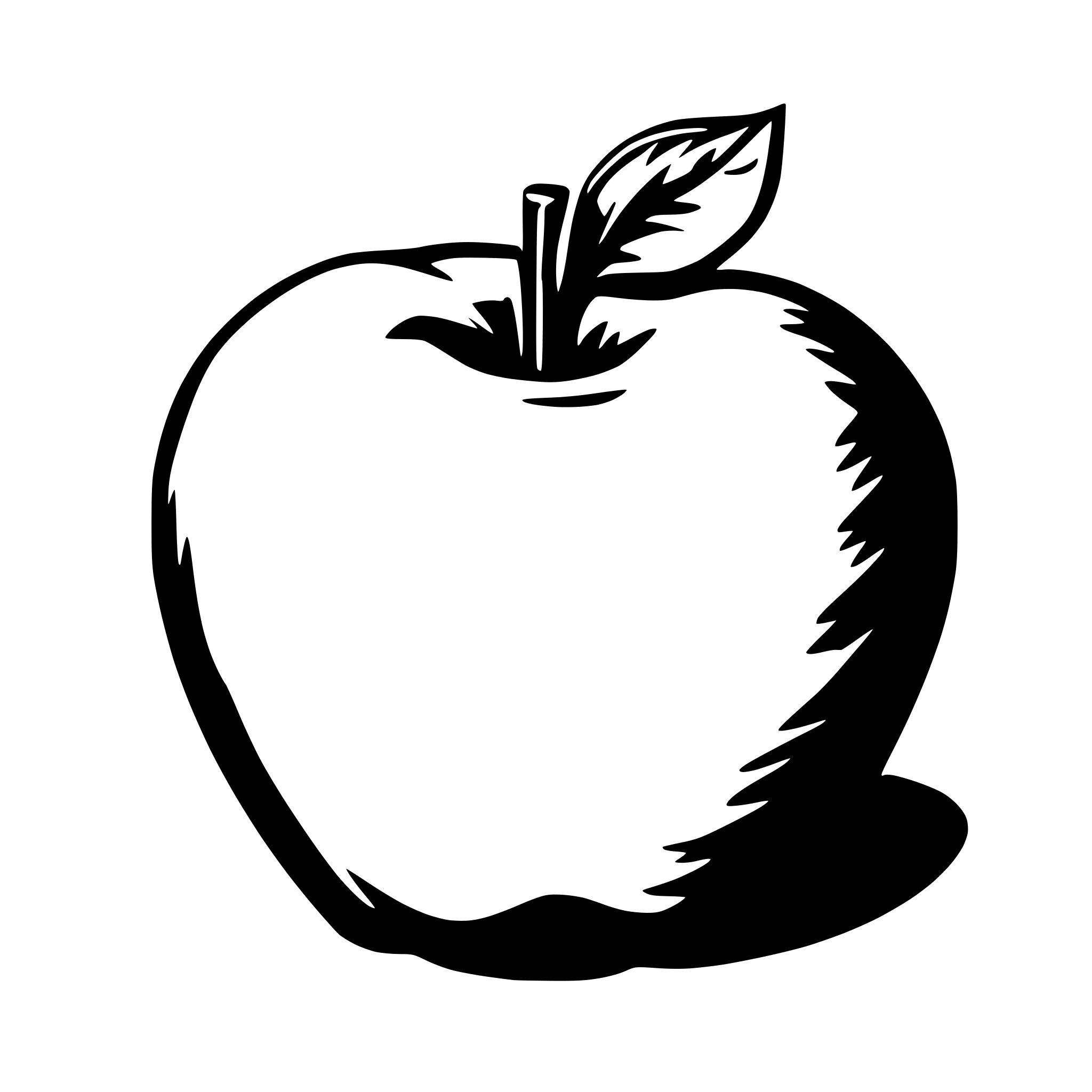 AI-generated SVG of a apple