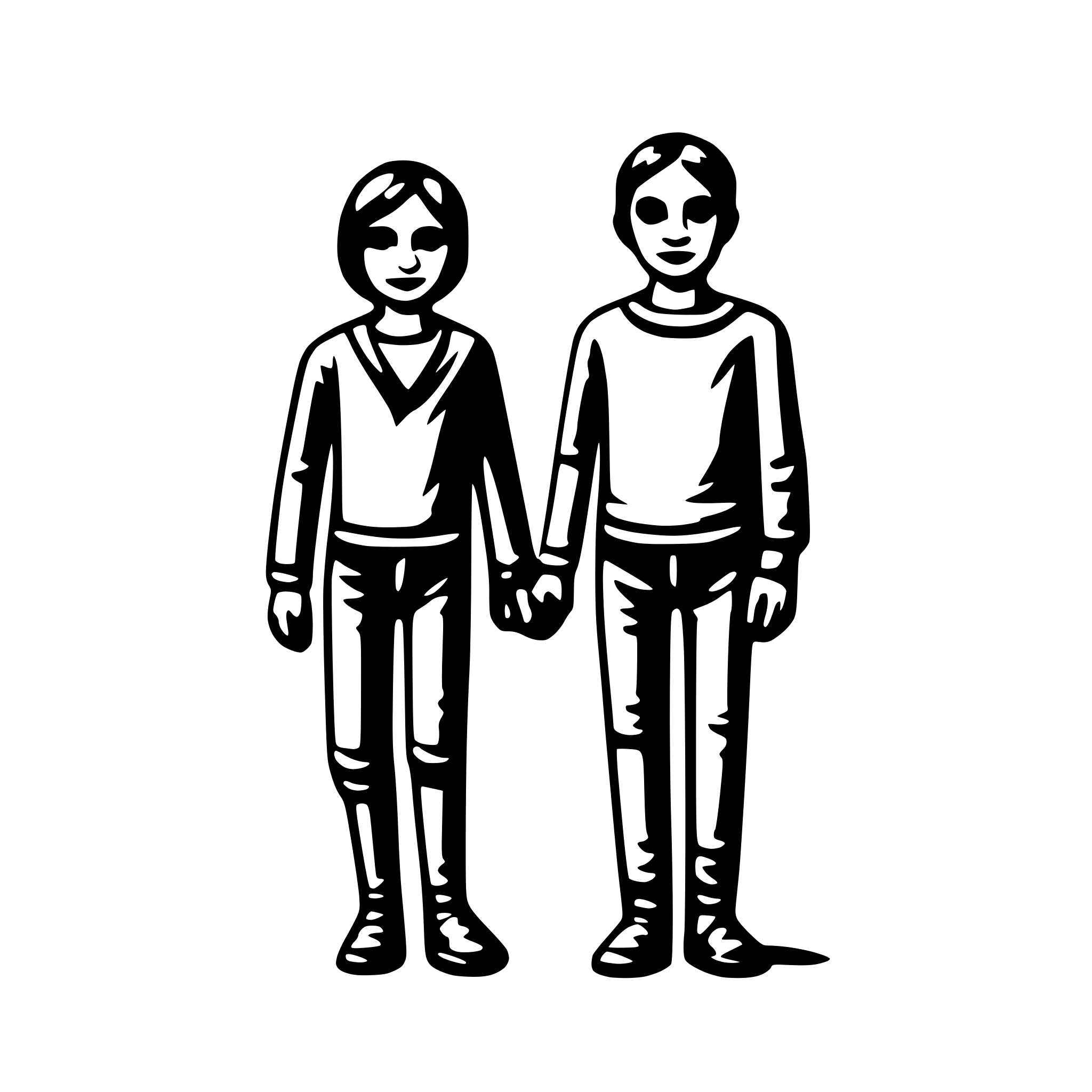 AI-generated SVG of 'humans'