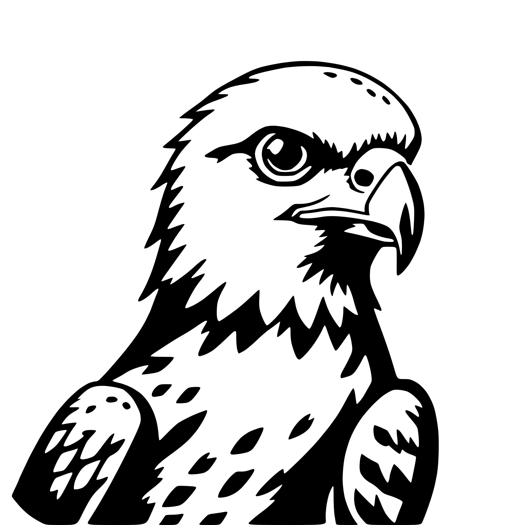 AI-generated SVG of 'harpy eagle'