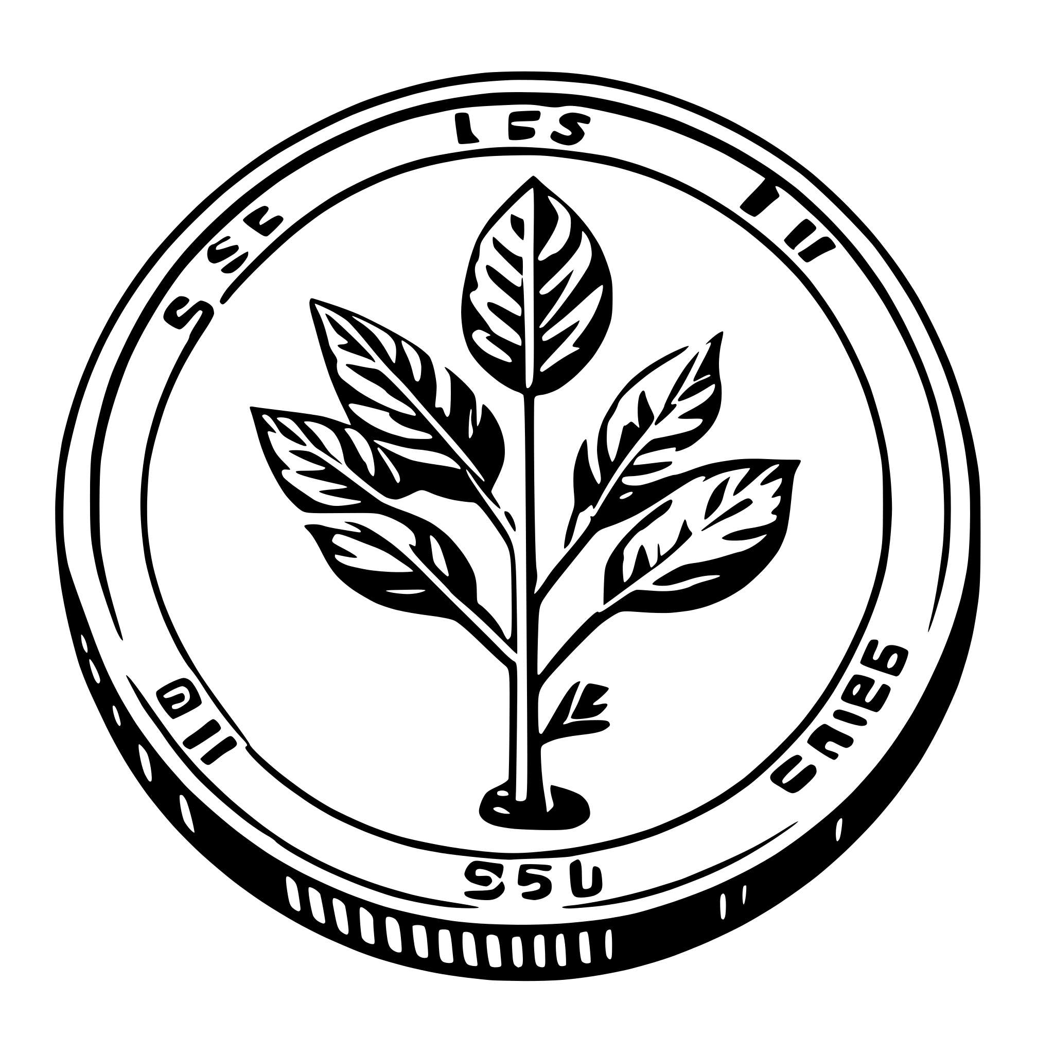 AI-generated SVG of a $5 COIN