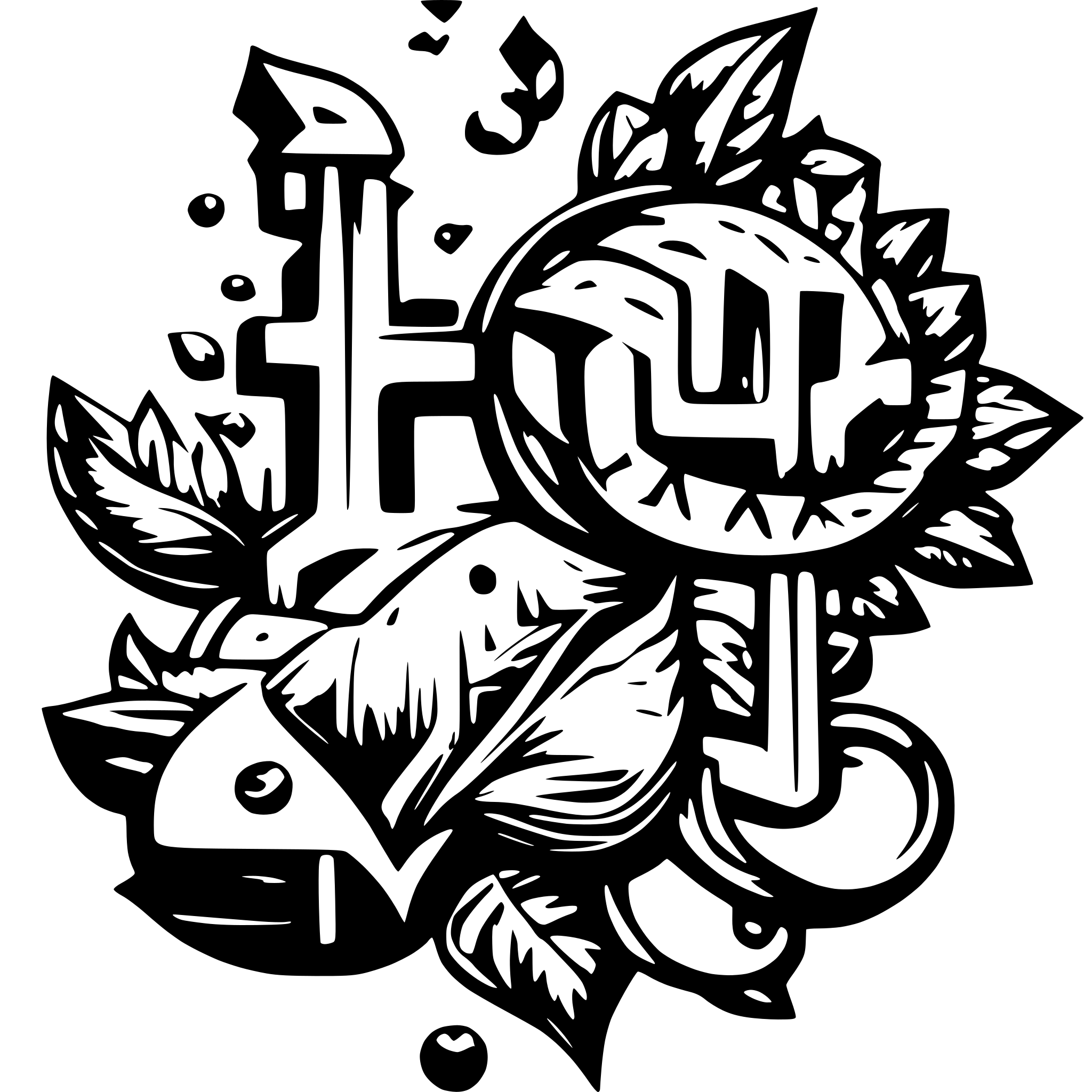 AI-generated SVG of a love