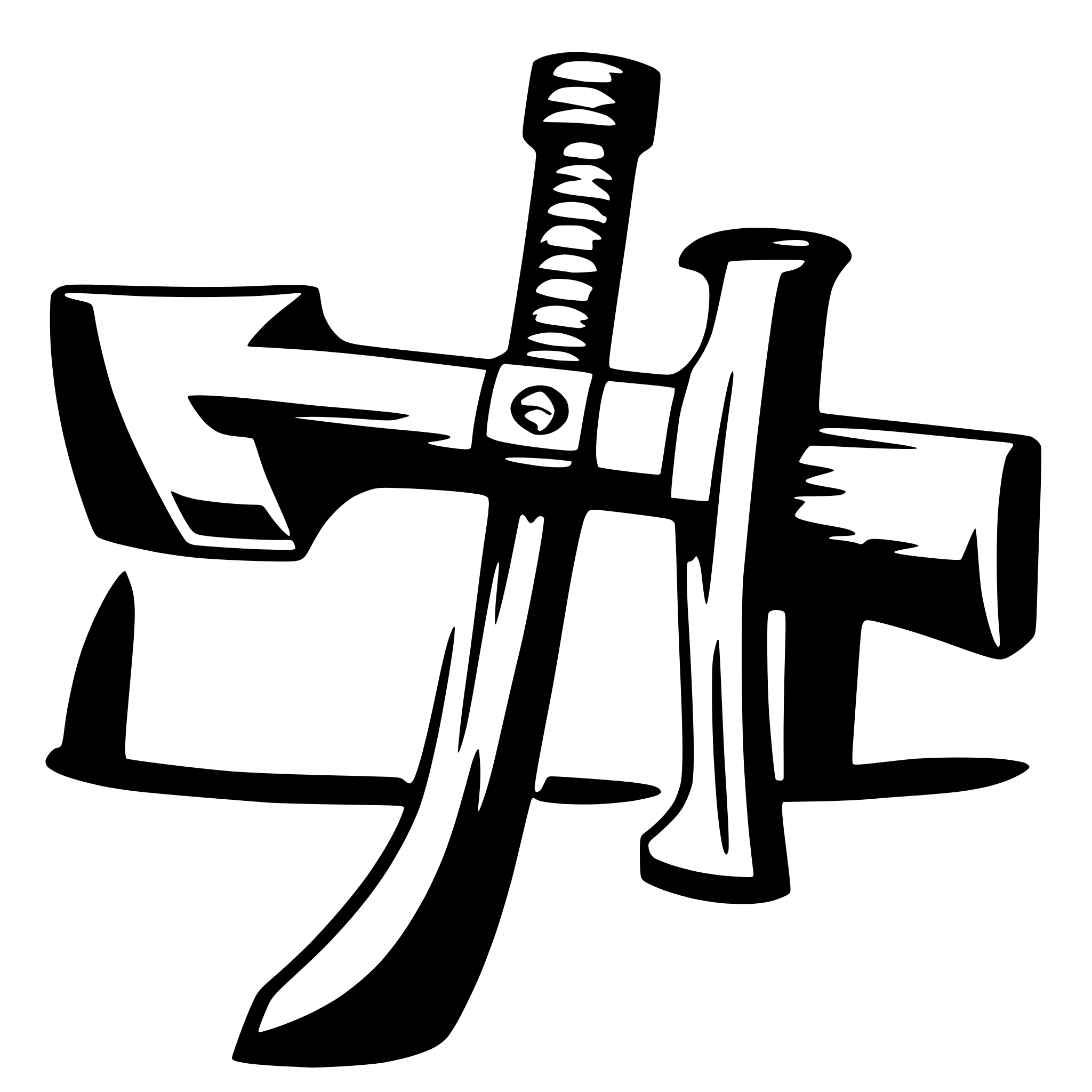 AI-generated SVG of a axe