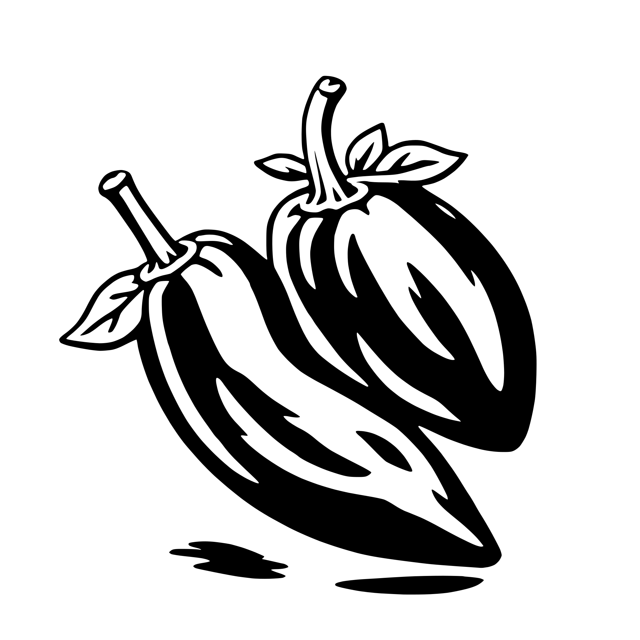 AI-generated SVG of a chili pepper