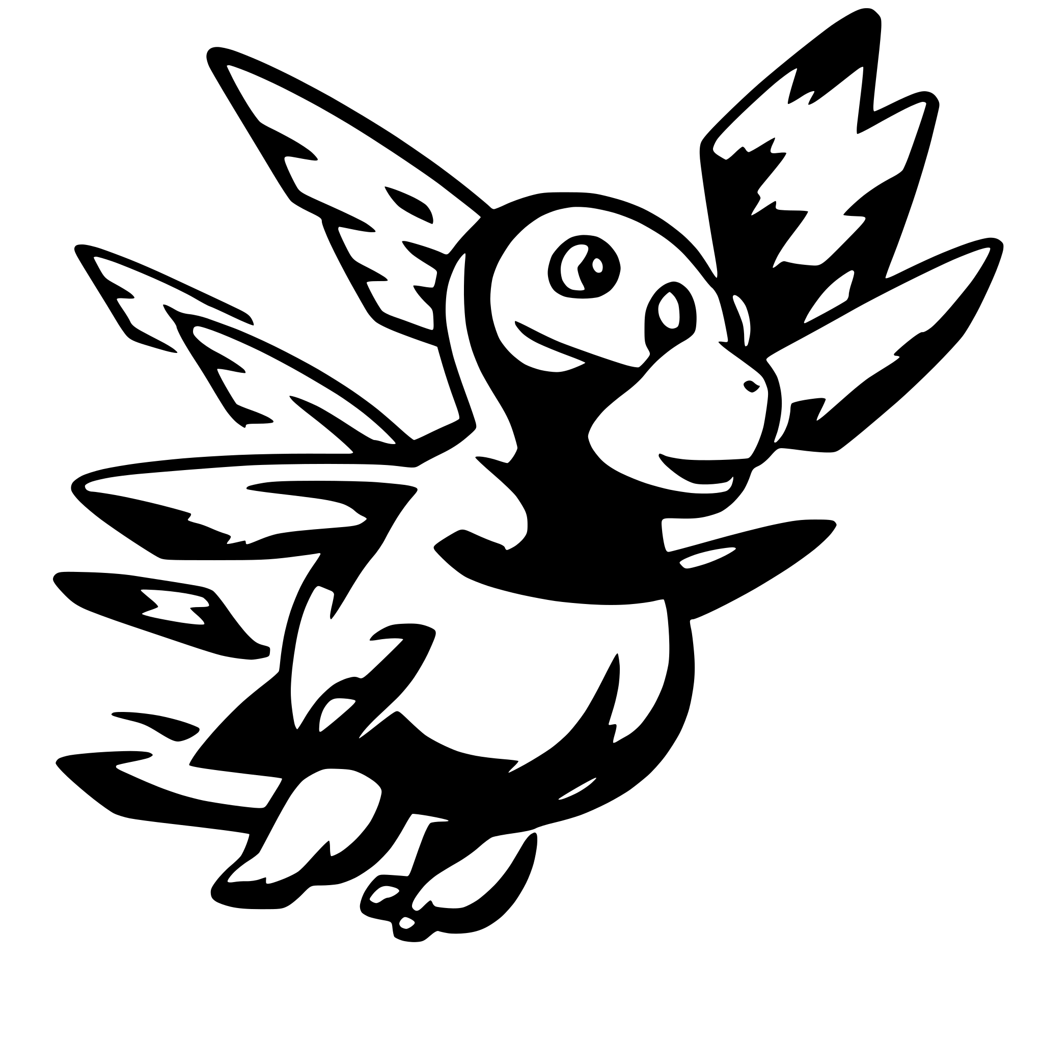 AI-generated SVG of 'Pokemon Cards Flying Everywhere'