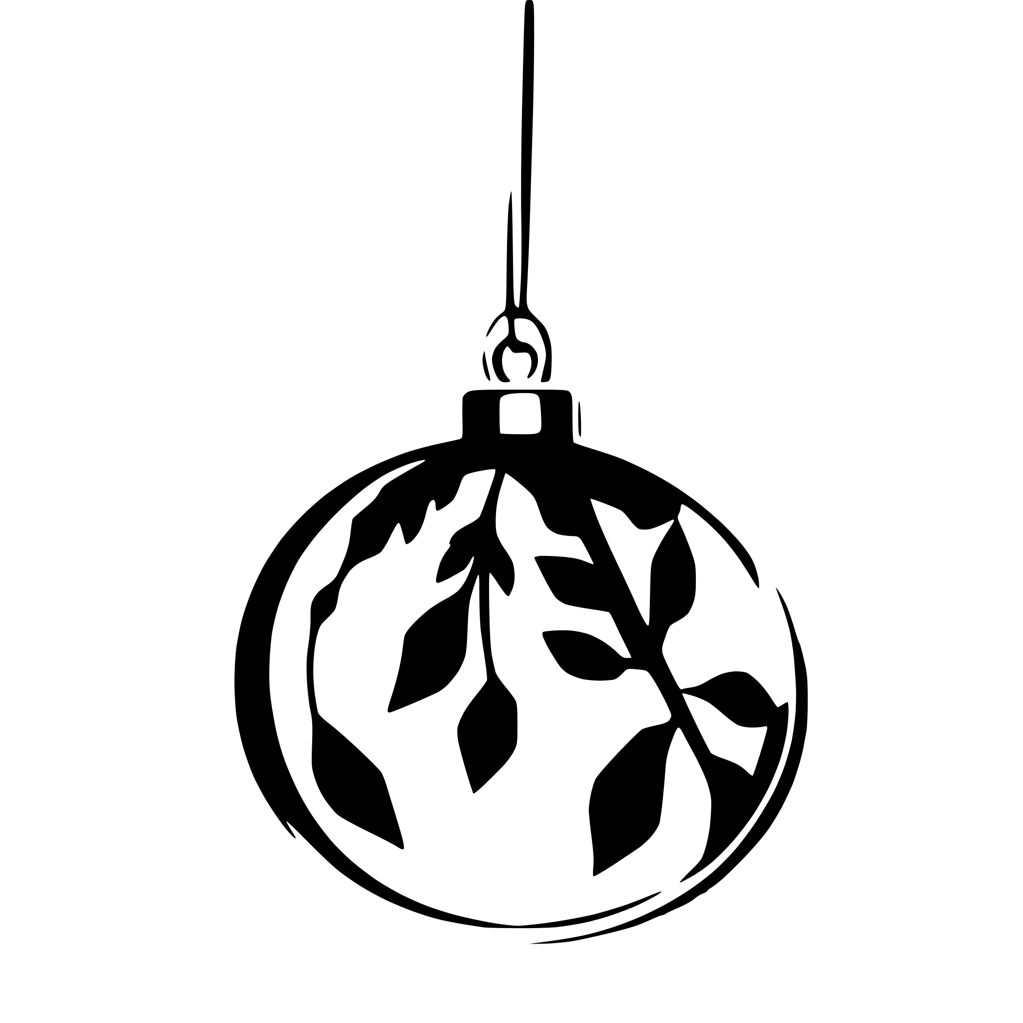 AI-generated SVG of 'christmas bauble'