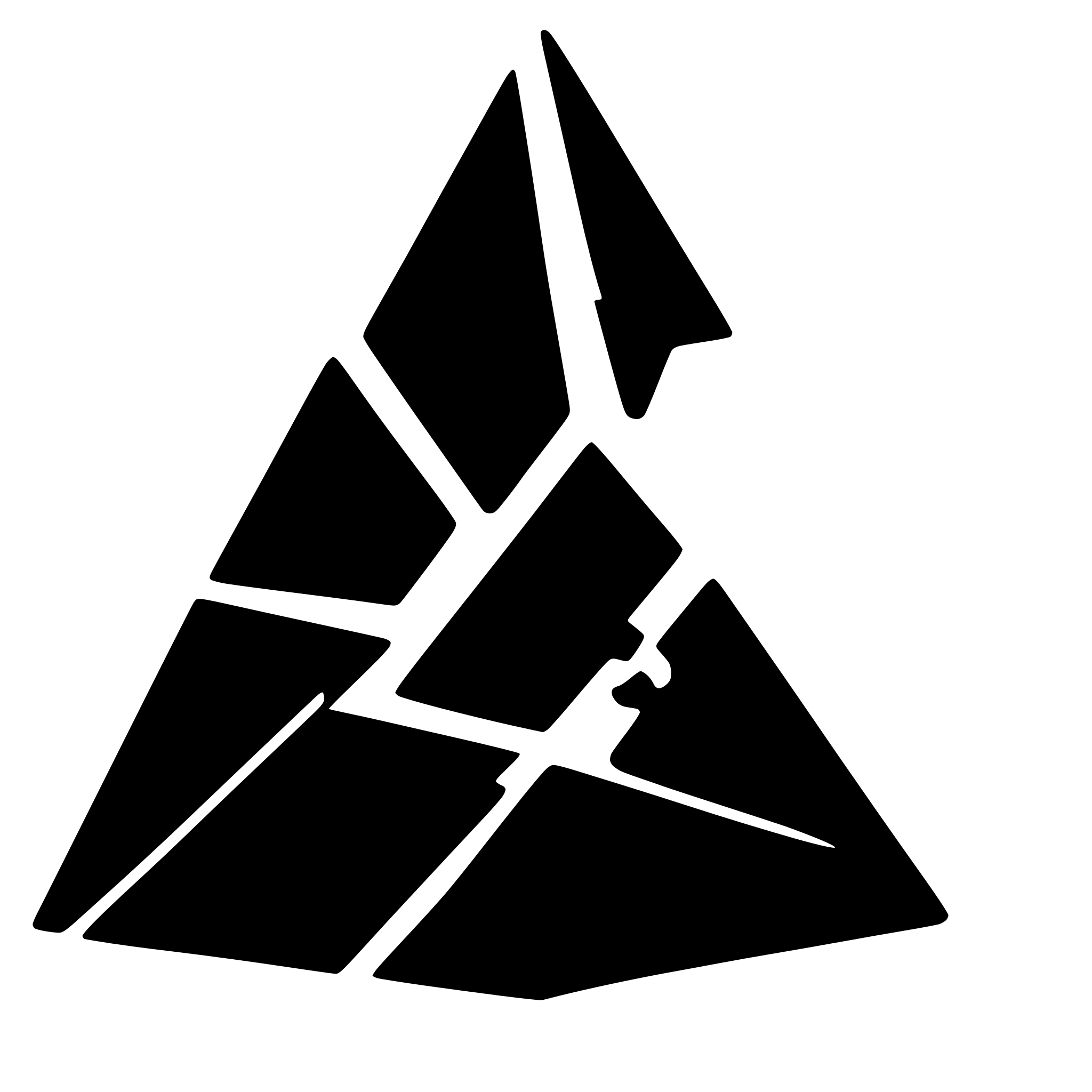 AI-generated SVG of a triangle puzzle pieces fitting together