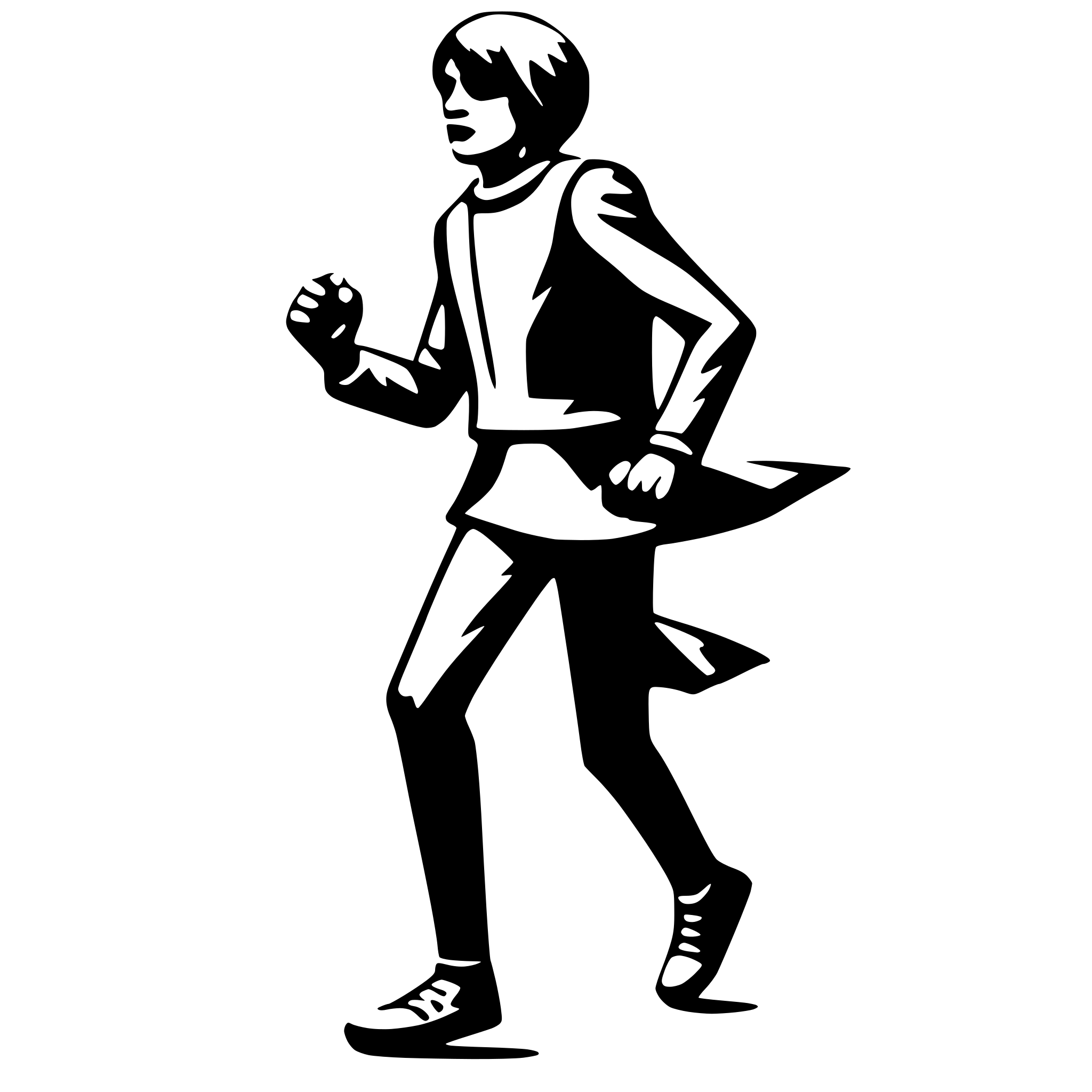 AI-generated SVG of a Run, System, IT