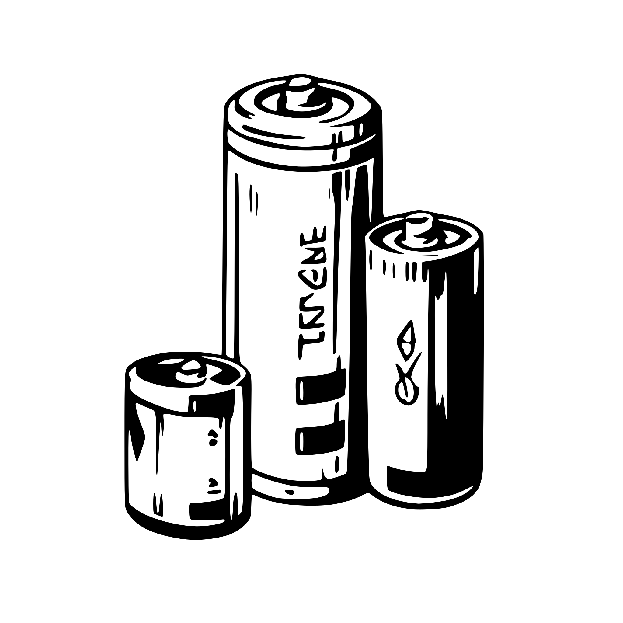 AI-generated SVG of a Battery Cell - Classic AA battery with positive and negative ends. AI-generated SVG of a Battery Cell - Classic AA battery with positive and negative ends.