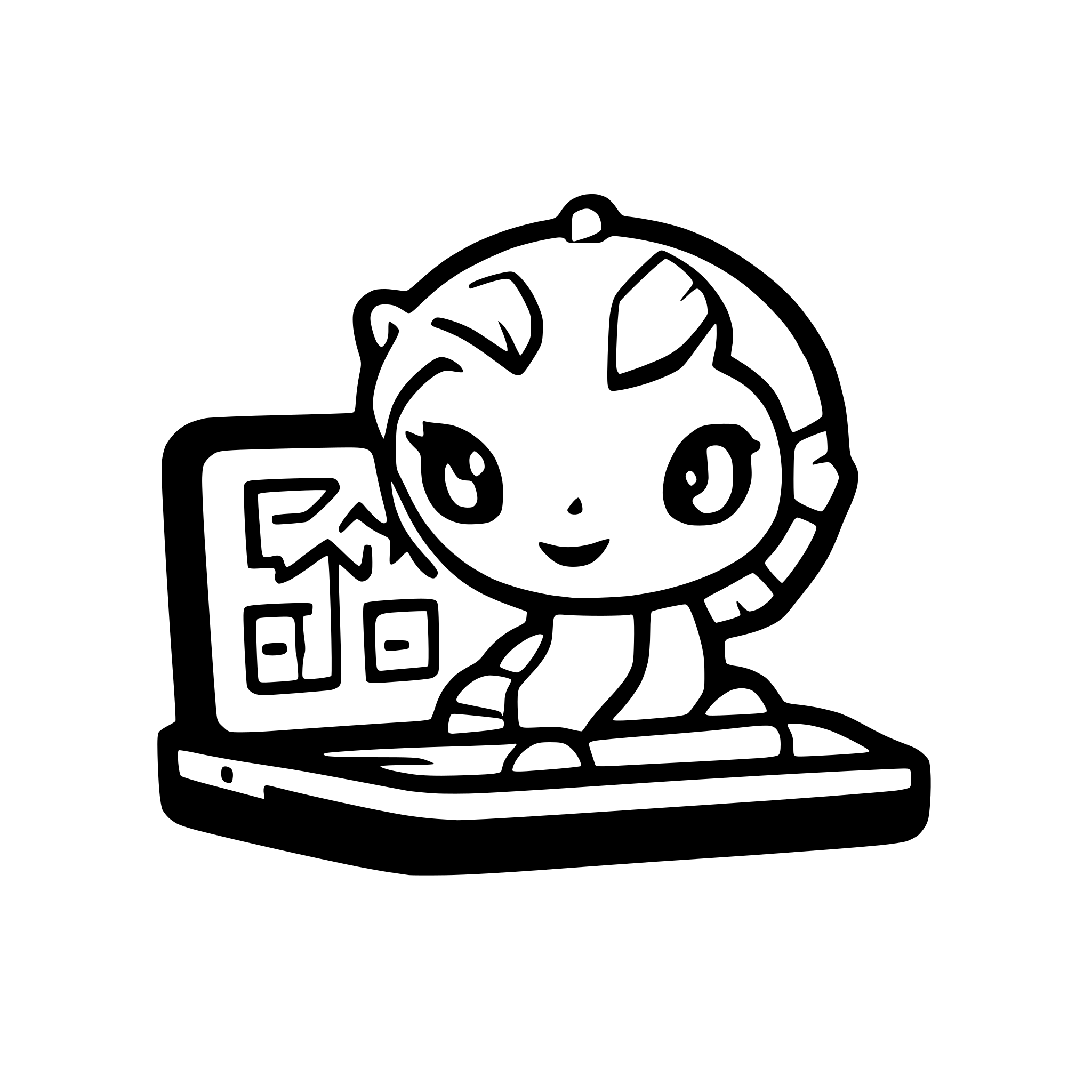 AI-generated SVG of a App icon , dashbopard graphs, cartoon style