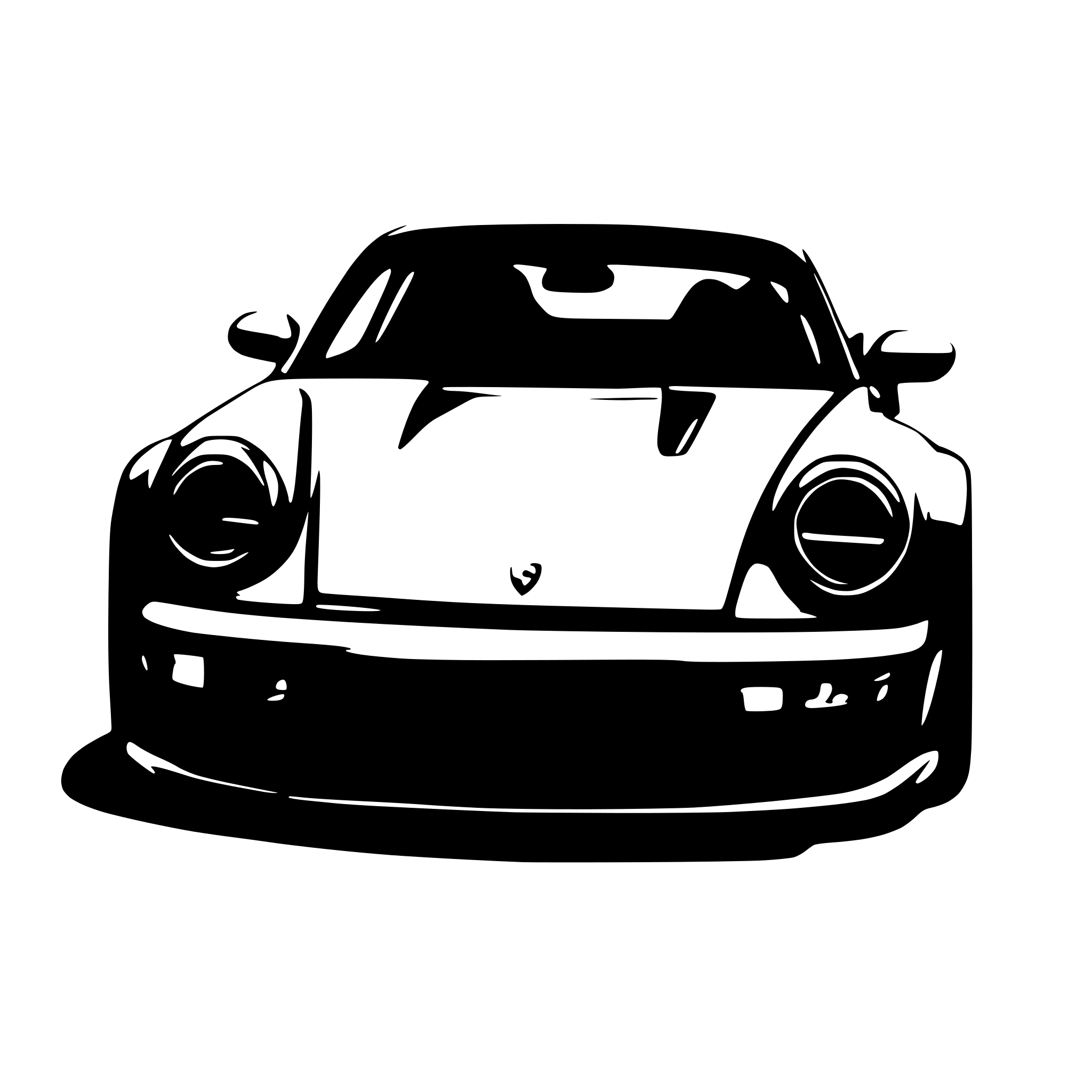 AI-generated SVG of 'Porsche 992 turbo s'
