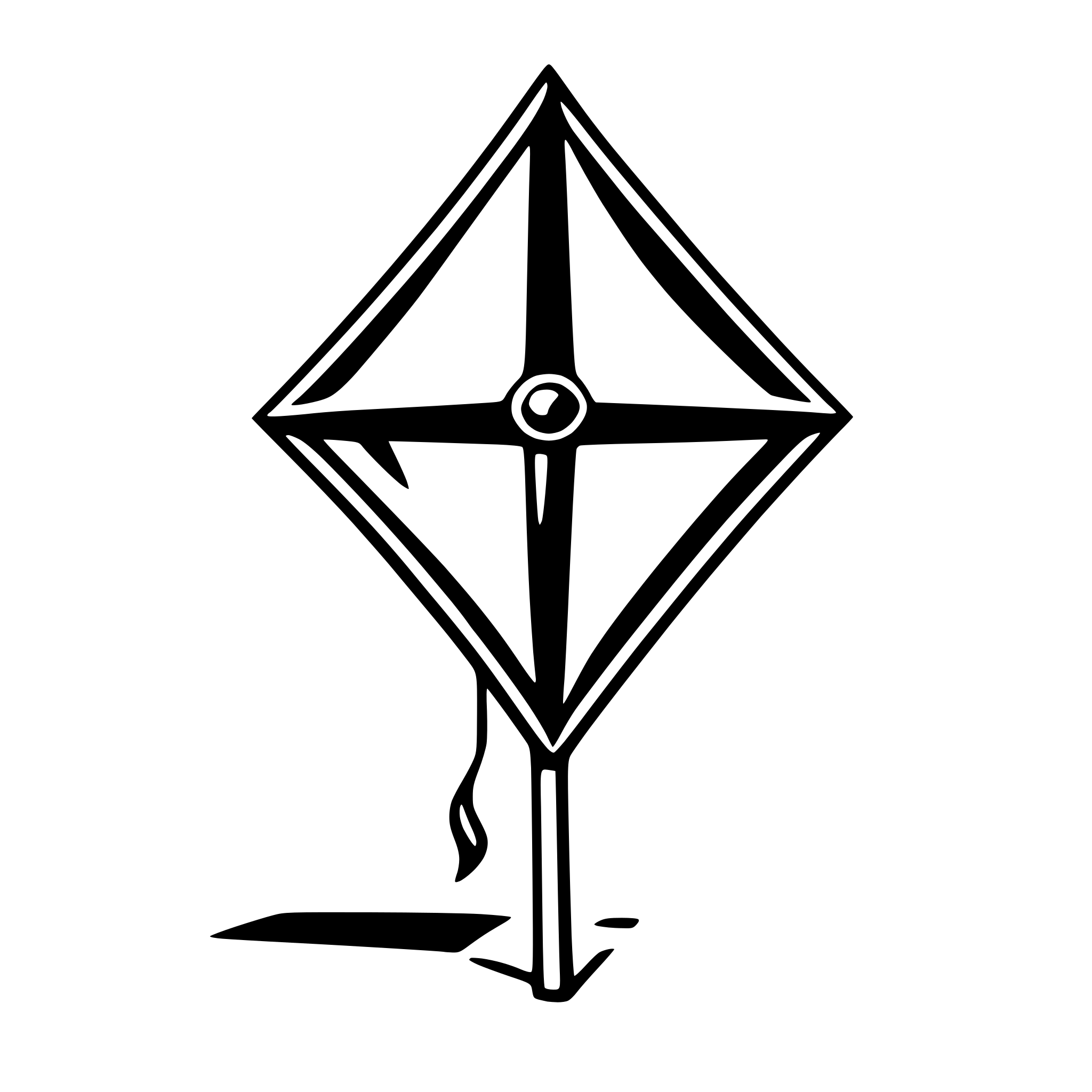 AI-generated SVG of a kite