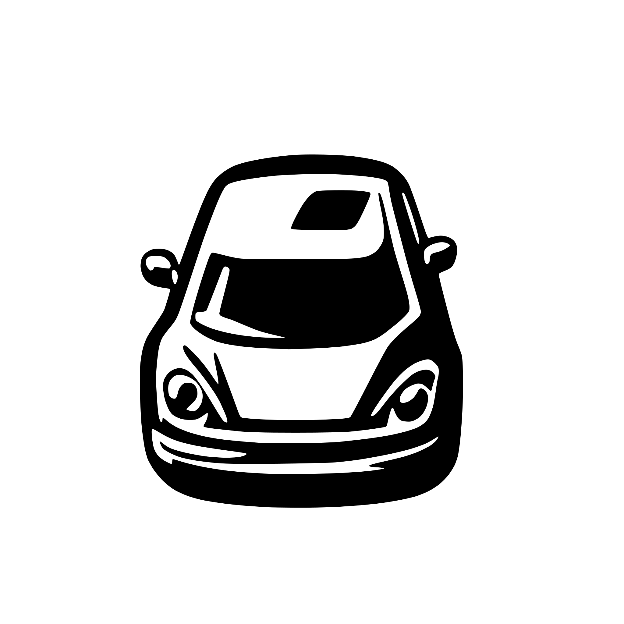 AI-generated SVG of 'car top view'