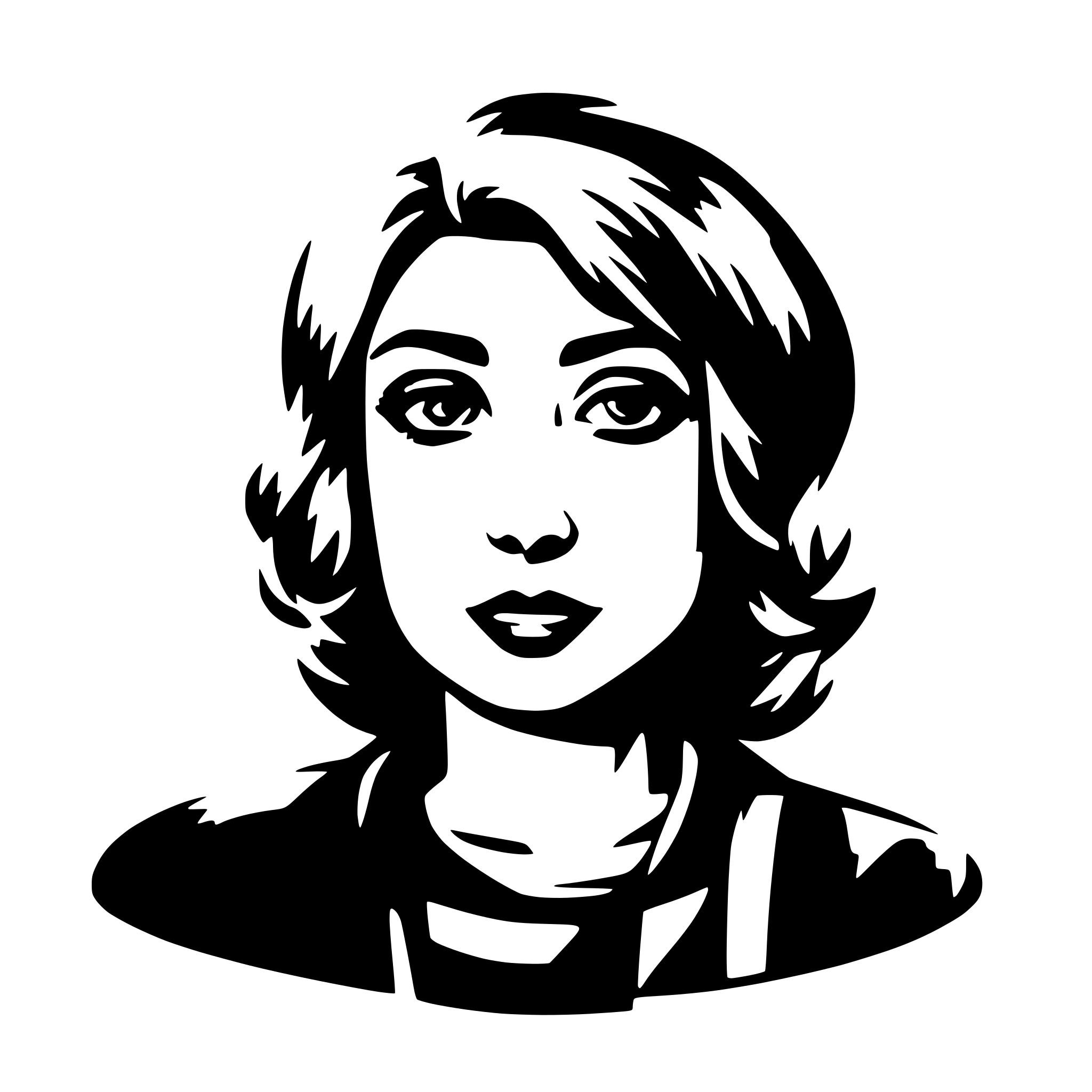 AI-generated SVG of 'BE'