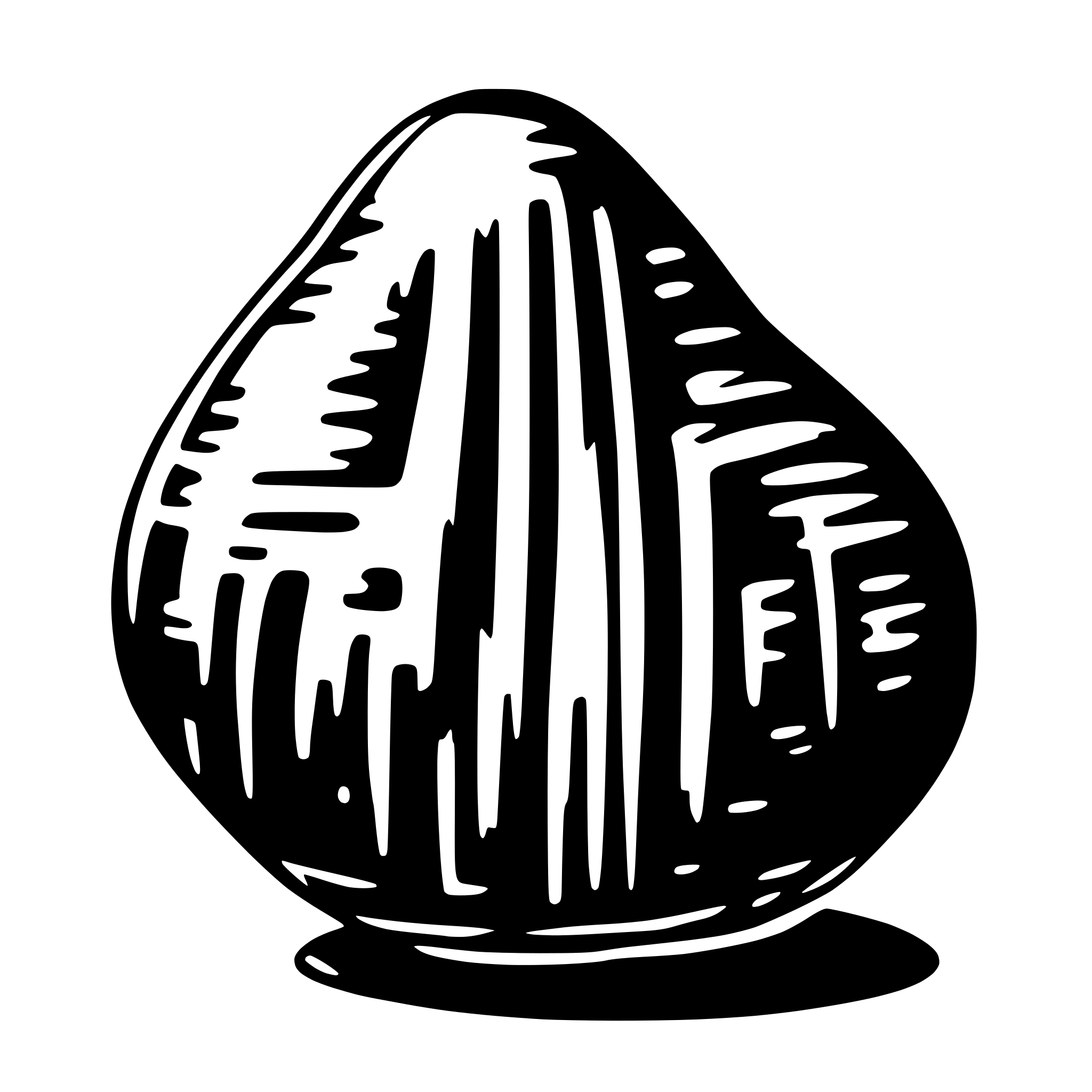 AI-generated SVG of a blob
