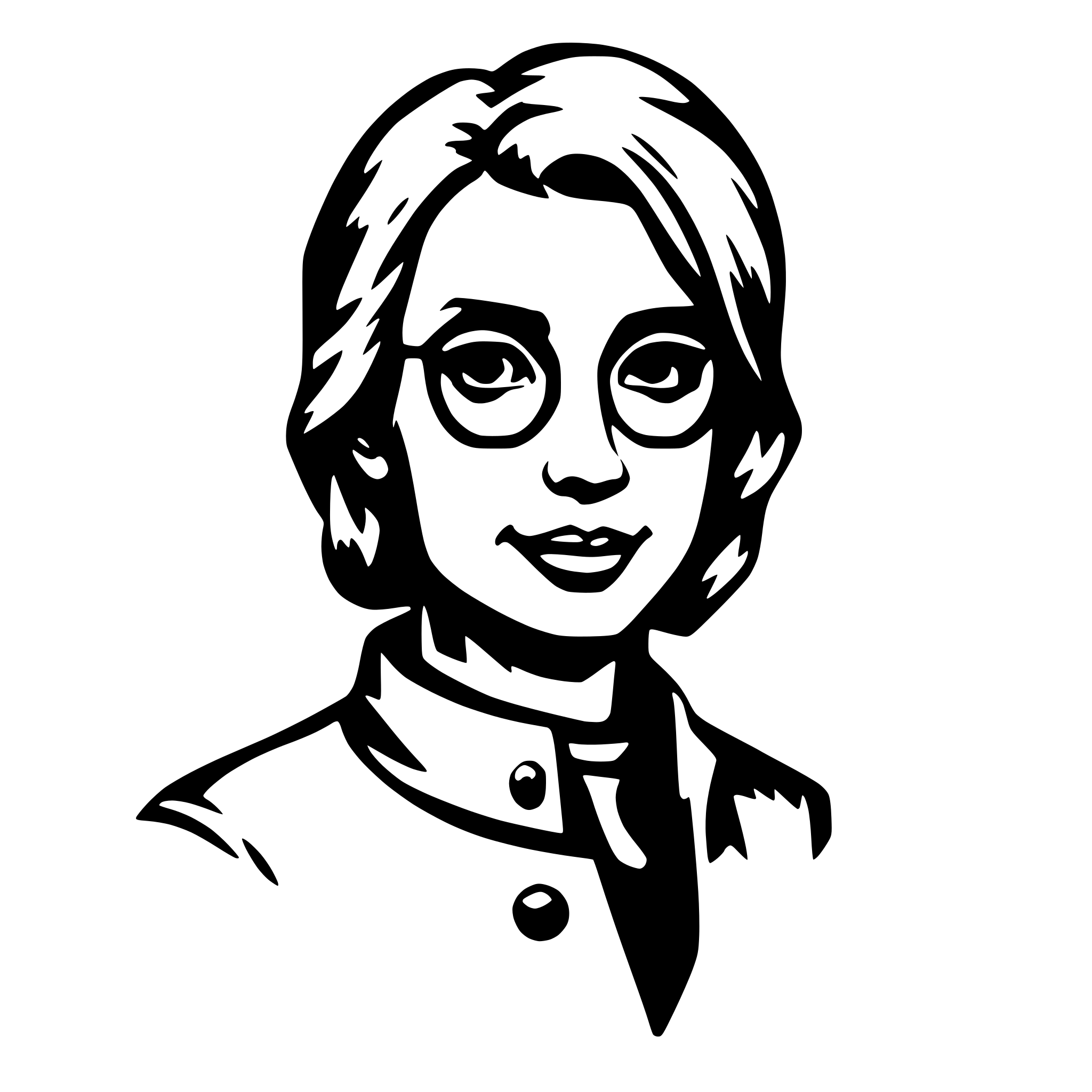 AI-generated SVG of a user profile