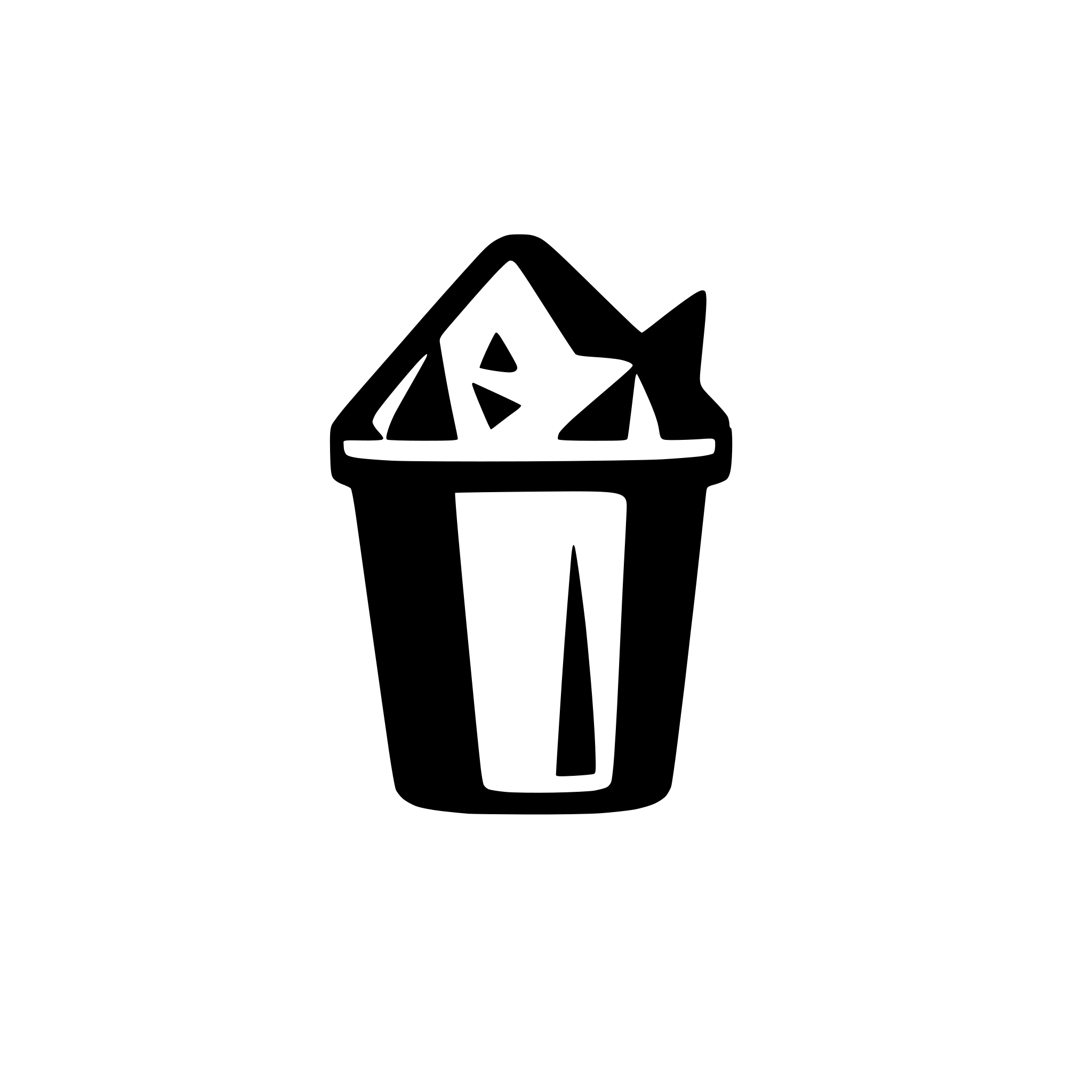 AI-generated SVG of a trash minimalistic