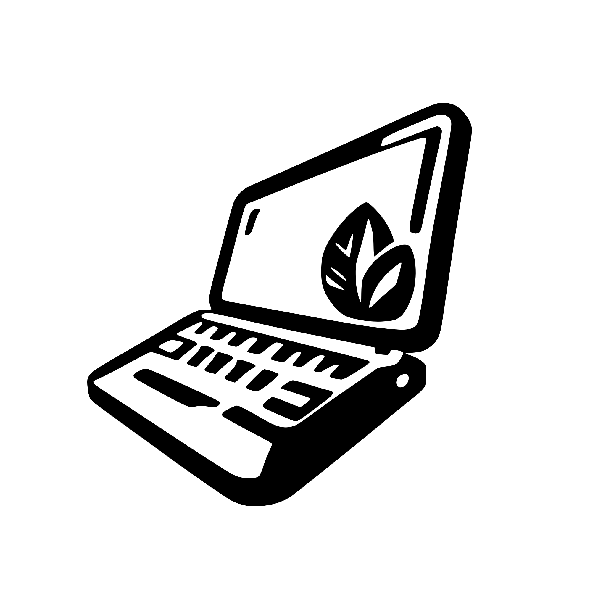 AI-generated SVG of 'simple laptop'