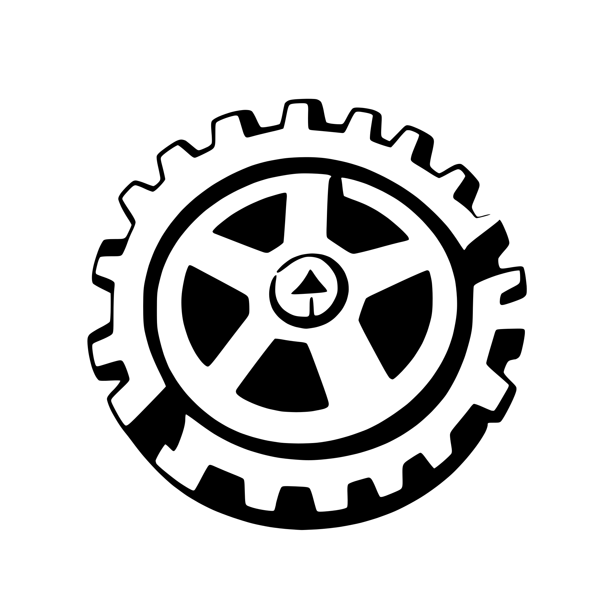 AI-generated SVG of a stylized gear with cut-out sections