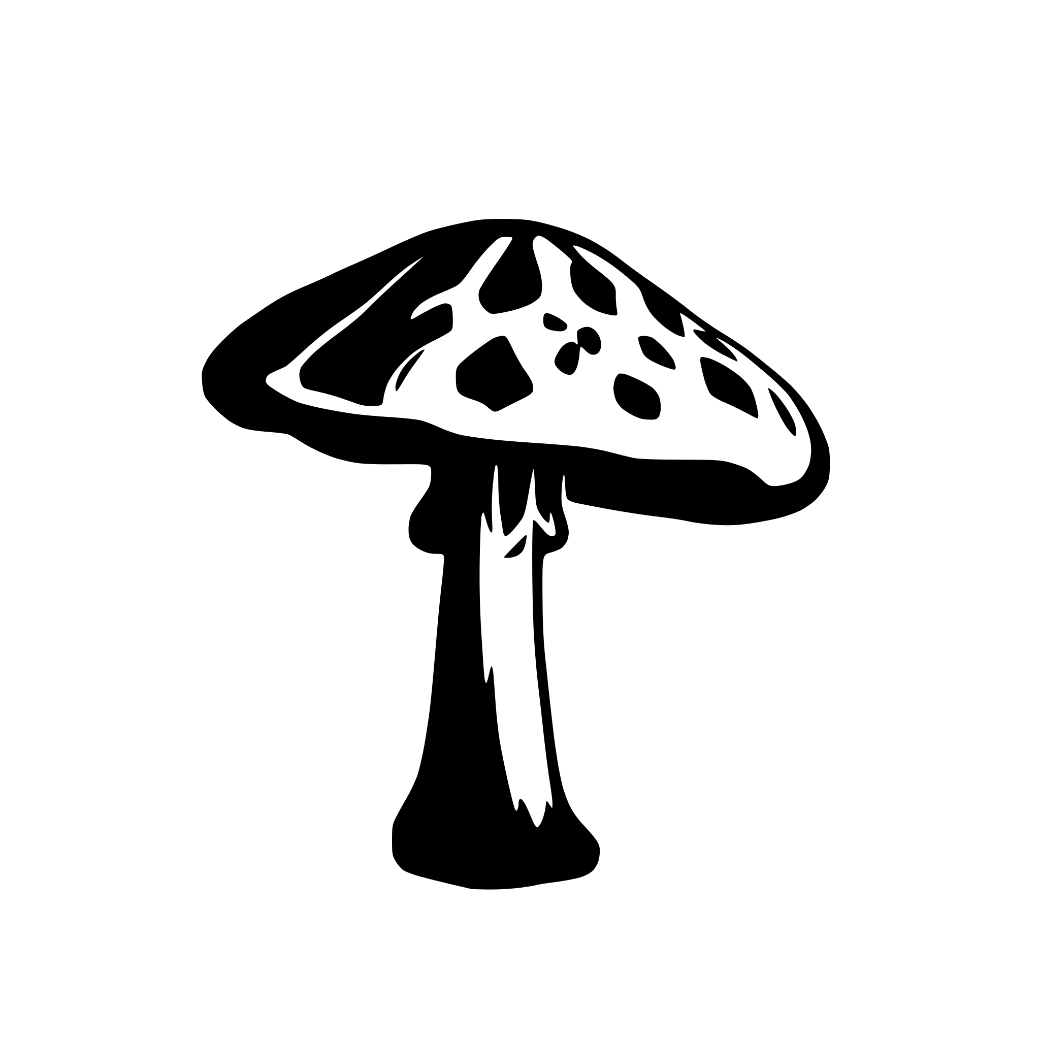 AI-generated SVG of 'hawaian magic mushroom'
