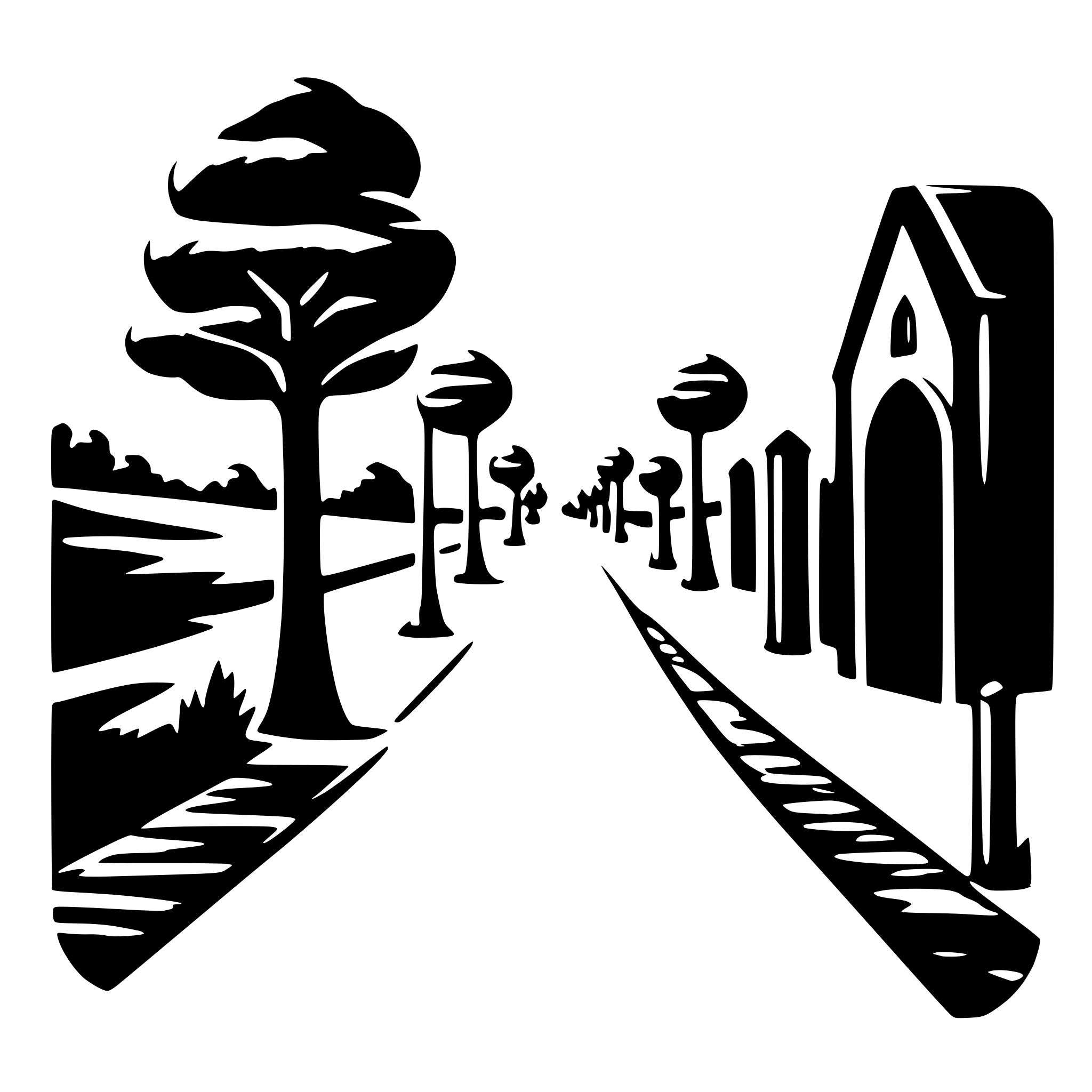 AI-generated SVG of 'heaven way'