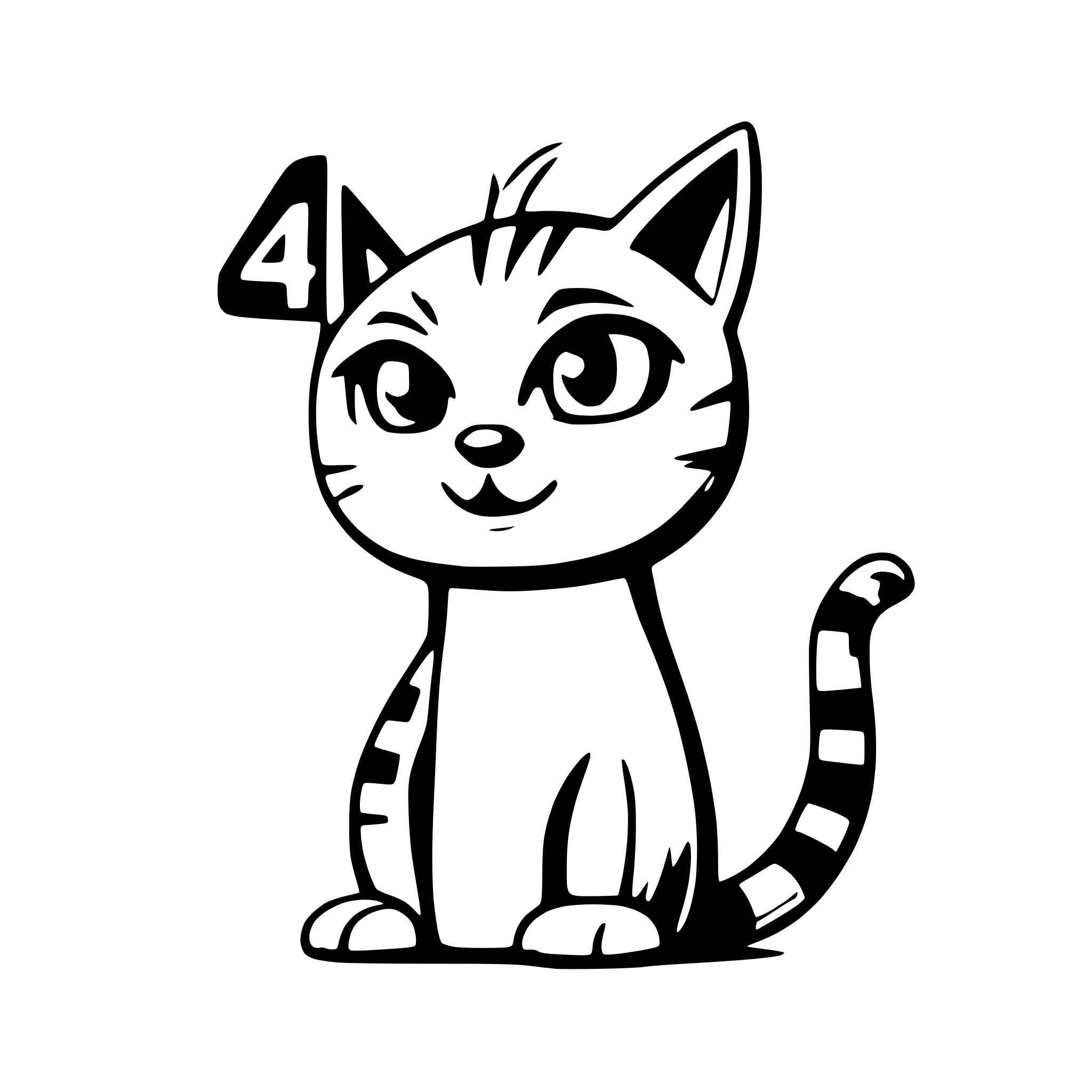 AI-generated SVG of a coding cat with the number 42 on it