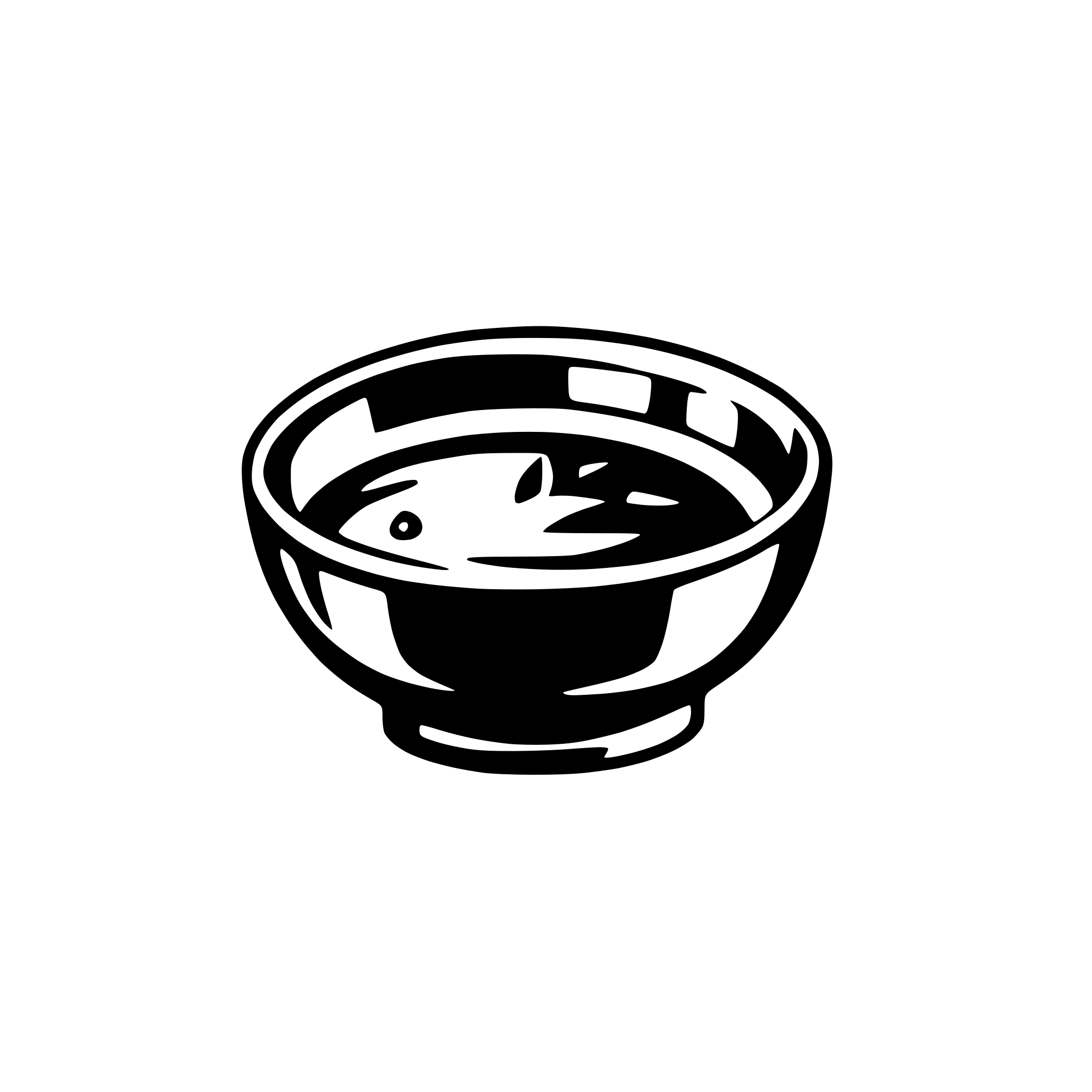 AI-generated SVG of a a soupbowl