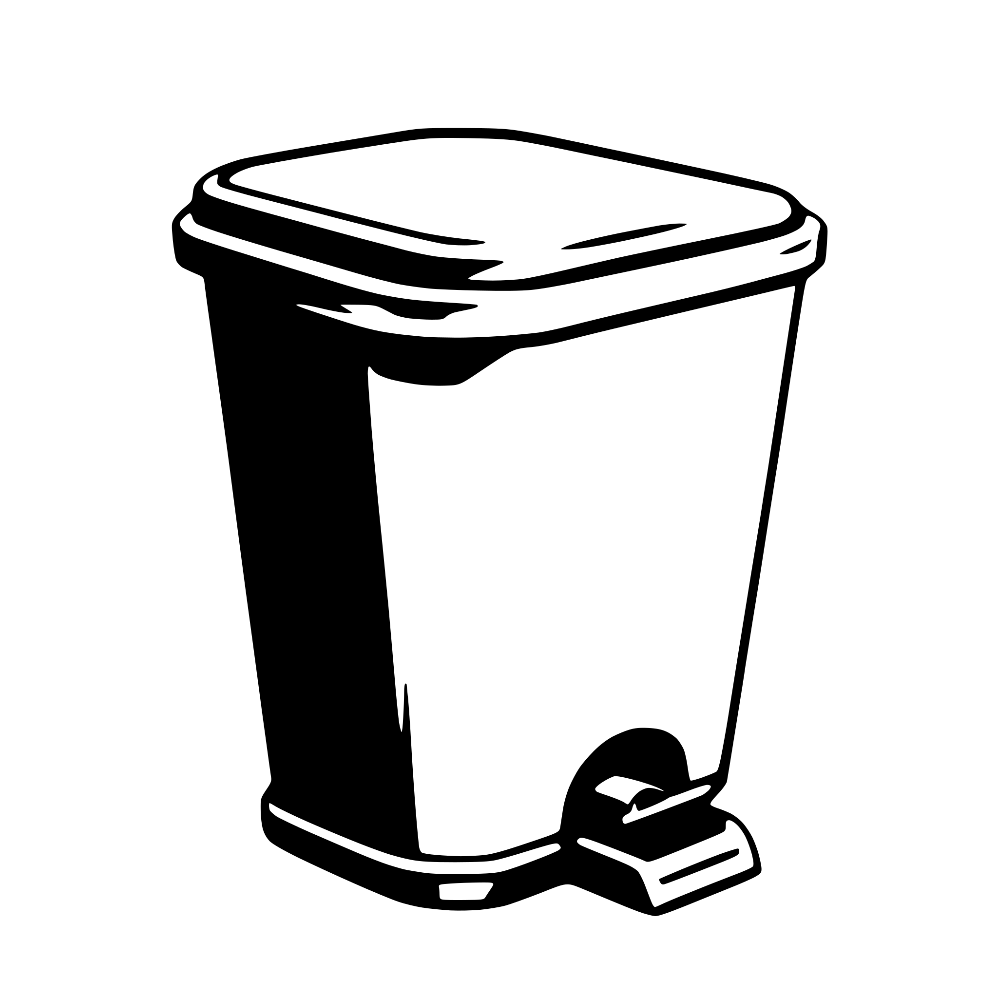 AI-generated SVG of 'trash bin'