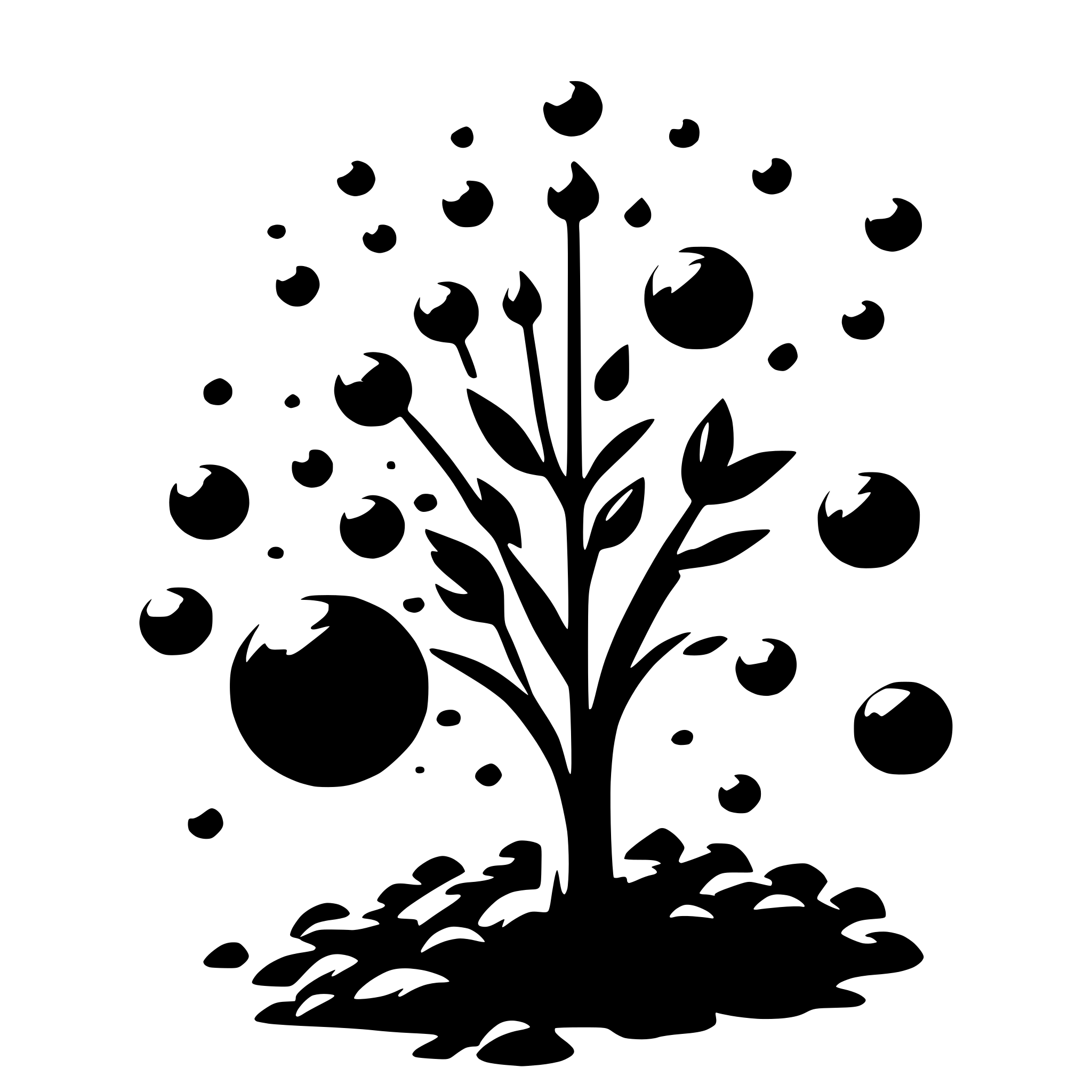 AI-generated SVG of a particles