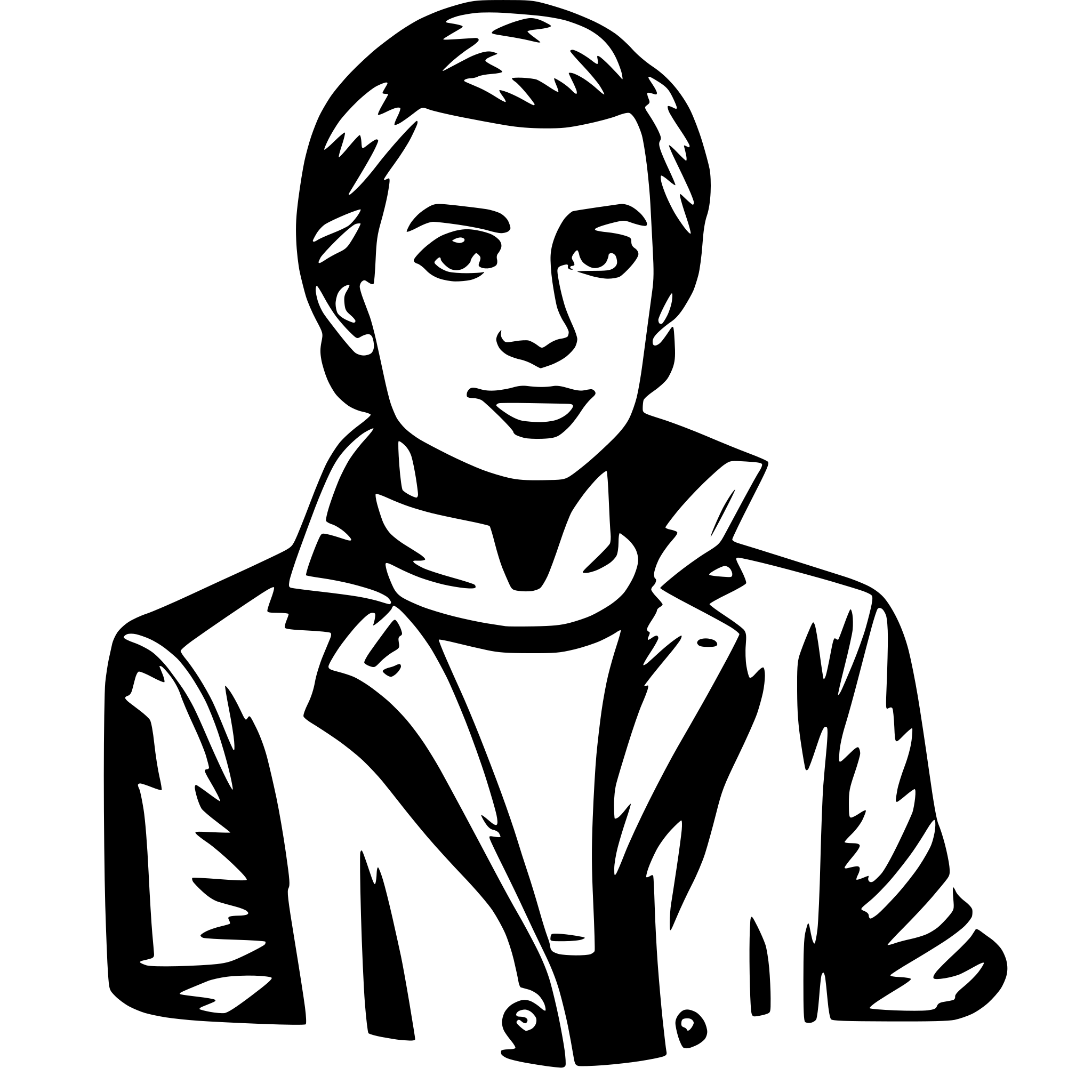AI-generated SVG of 'bro'