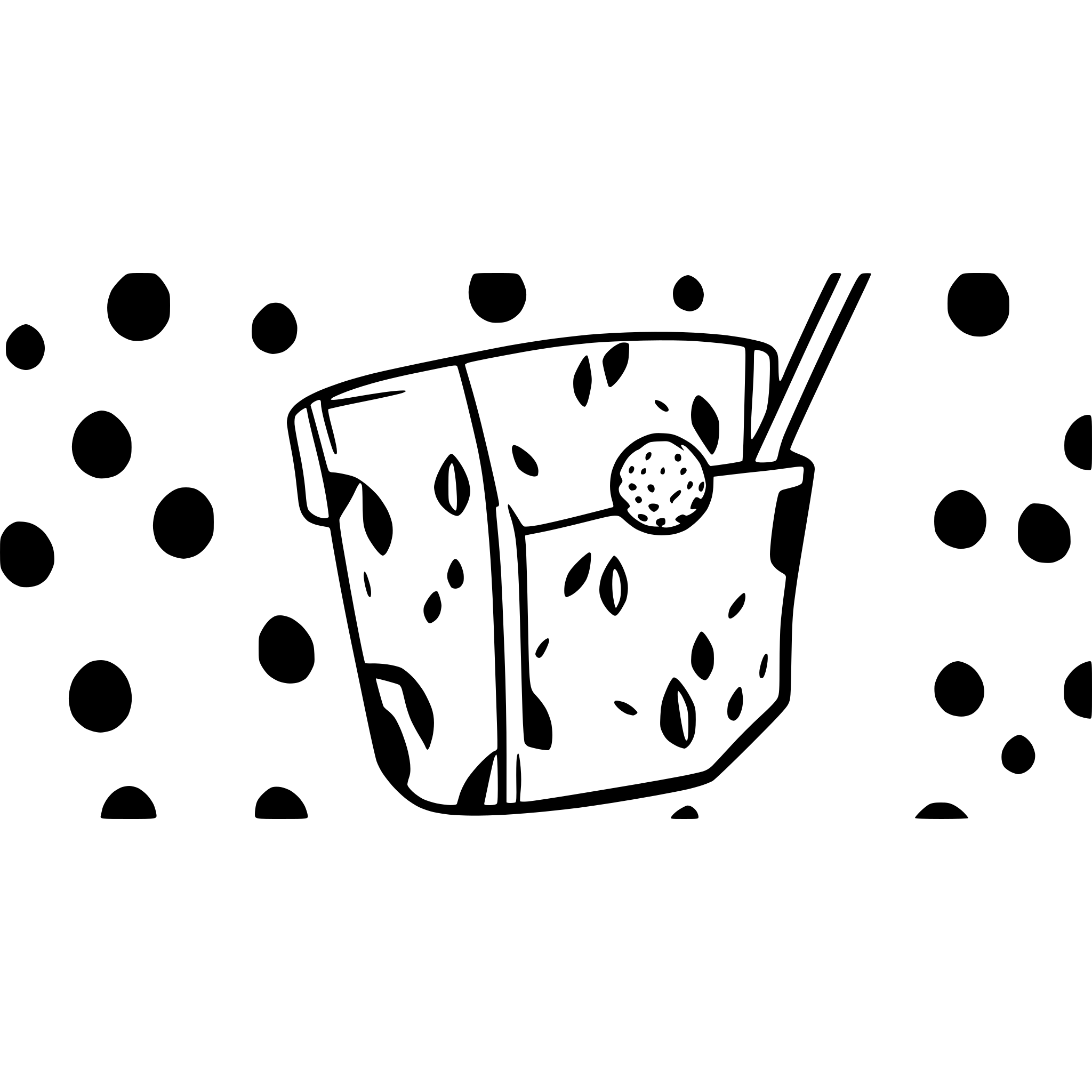 AI-generated SVG of a golf pattern
