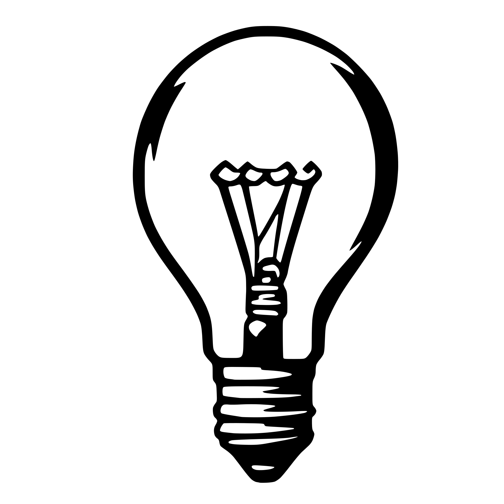 AI-generated SVG of 'lightbulb'
