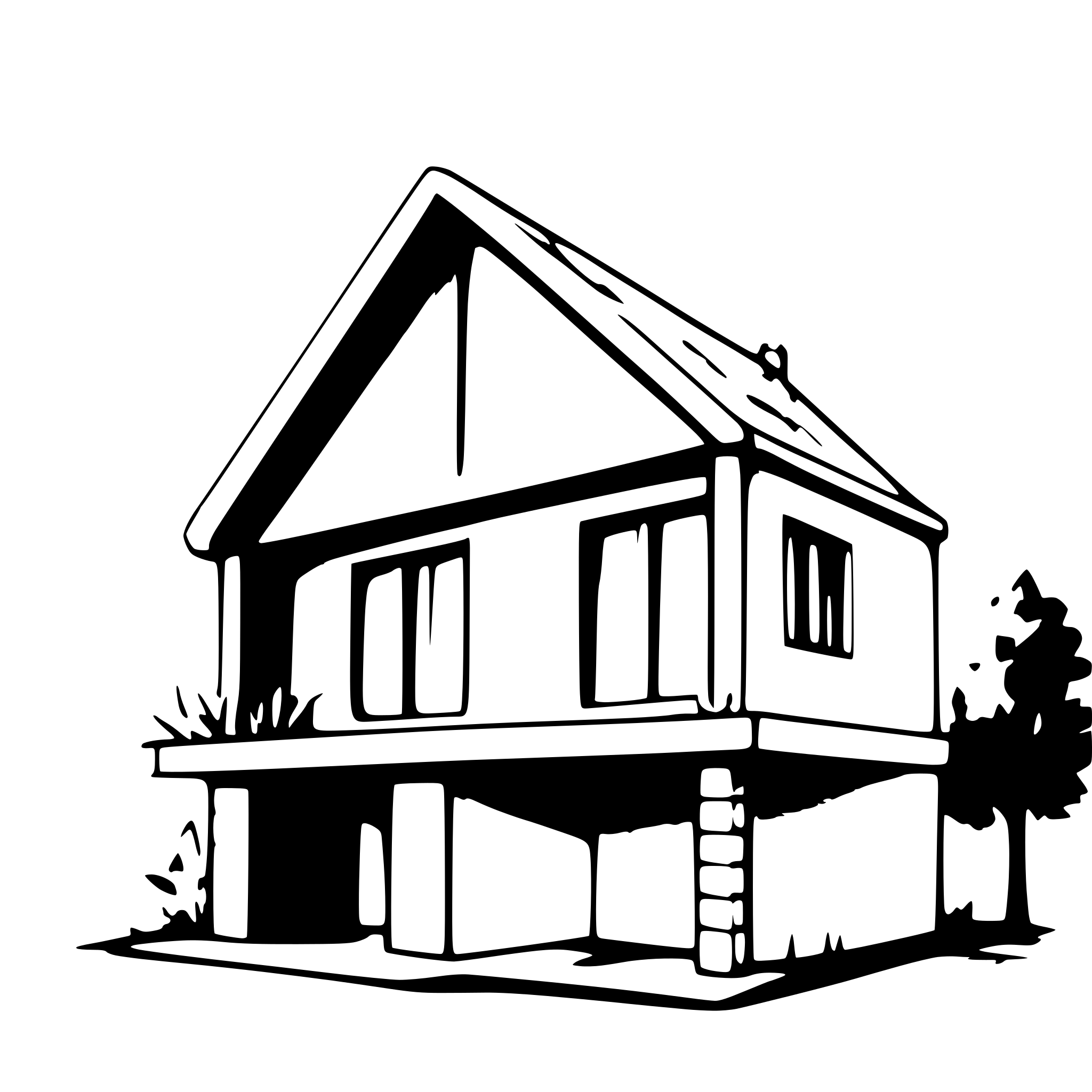 AI-generated SVG of a Haus